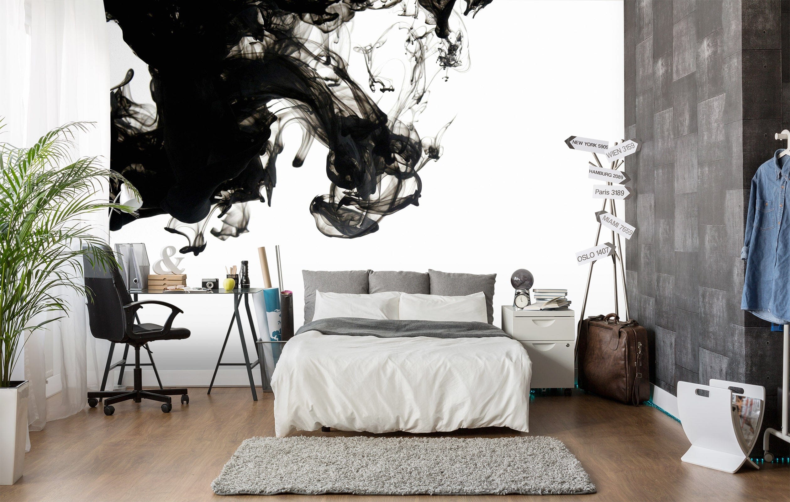 3D Ink And Wash 1707 Wall Murals Wallpaper AJ Wallpaper 2 
