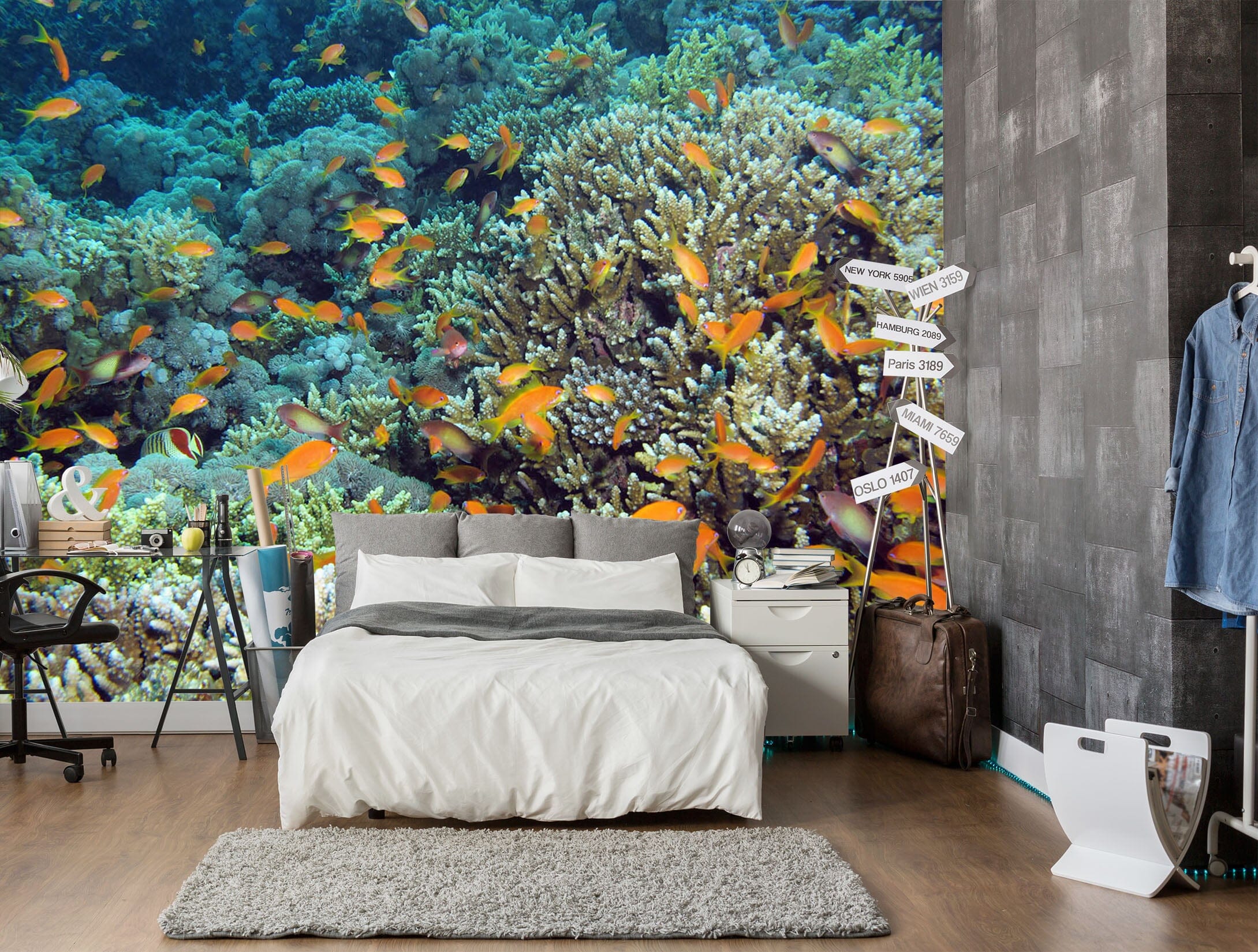 3D Underwater Fish 194 Wall Murals Wallpaper AJ Wallpaper 2 