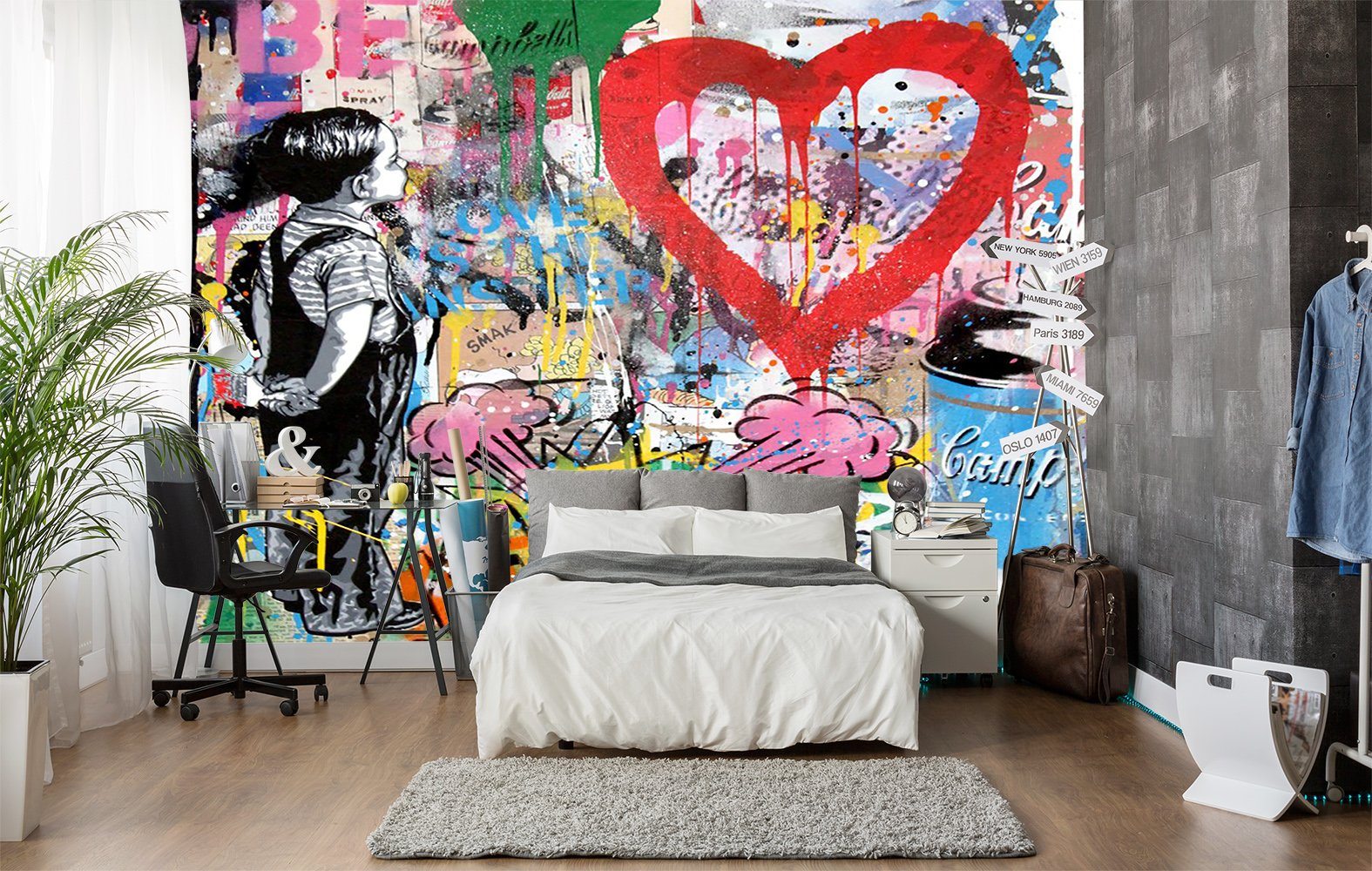 3D Interesting Graffiti 1 Wallpaper AJ Wallpaper 2 