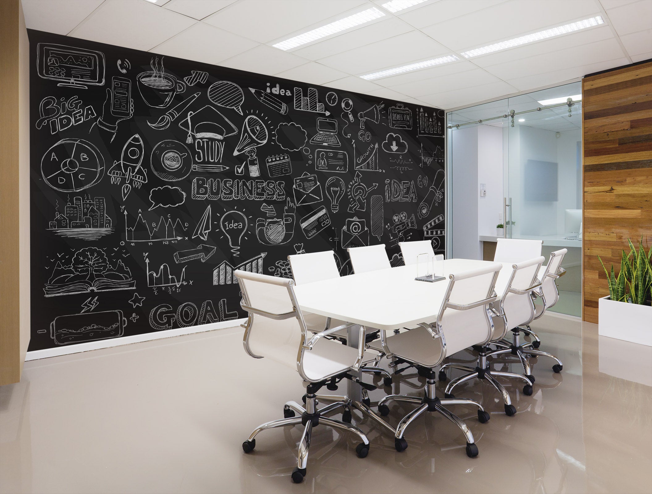 3D Doodle Design Style 004 Wall Murals Wallpaper AJ Wallpaper 2 