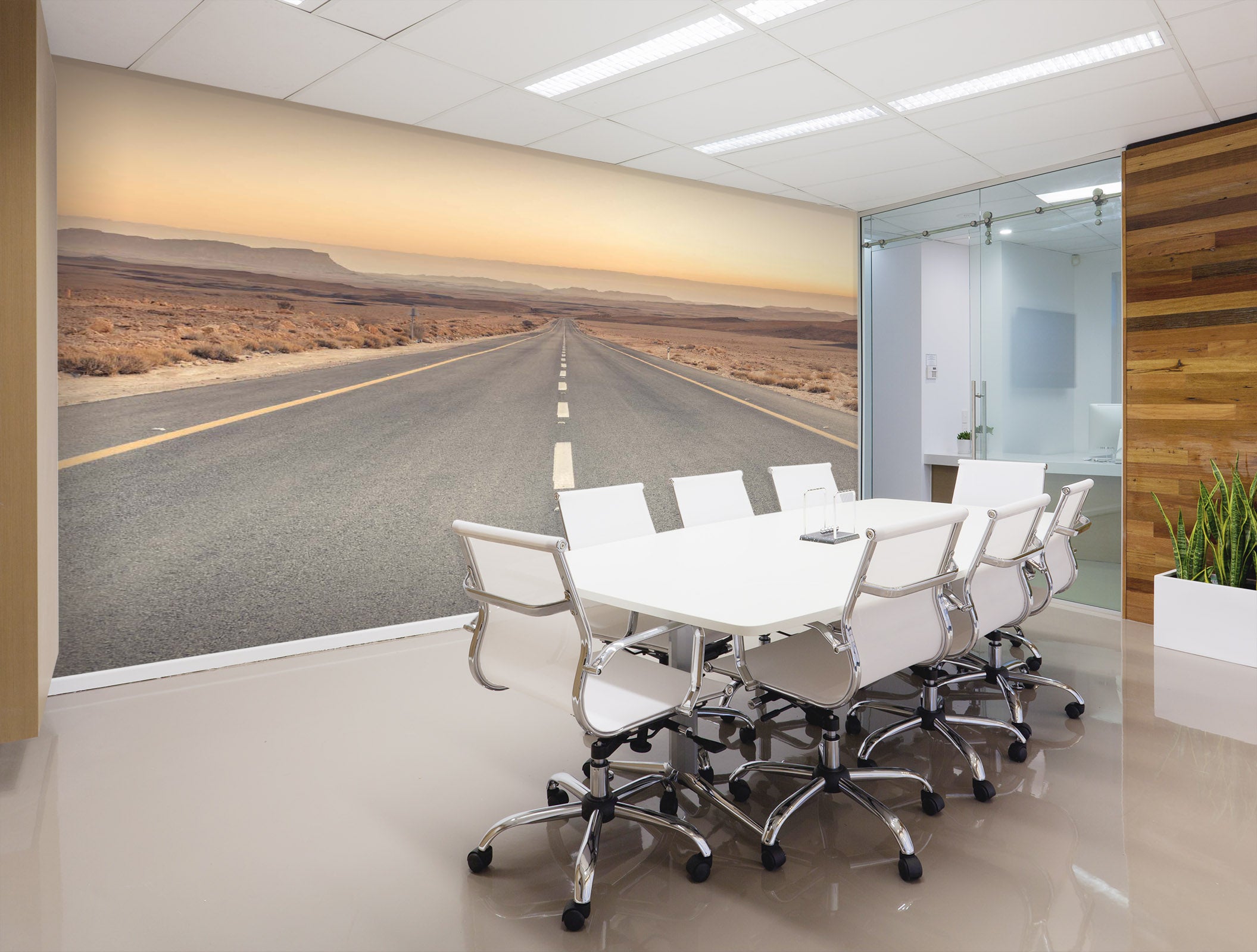 3D Highway Prairie 037 Assaf Frank Wall Mural Wall Murals