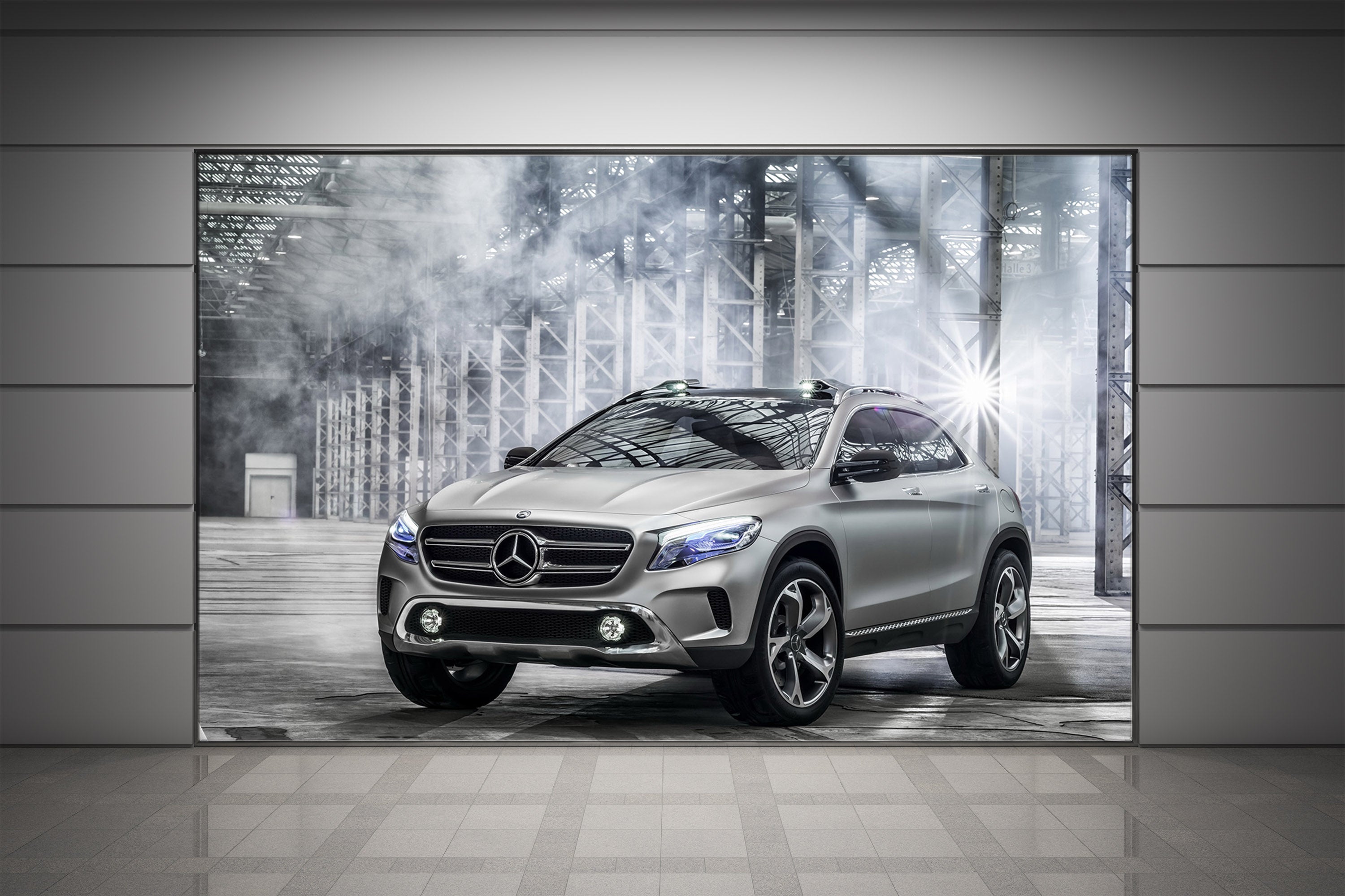 3D Factory Car 020 Vehicle Wall Murals