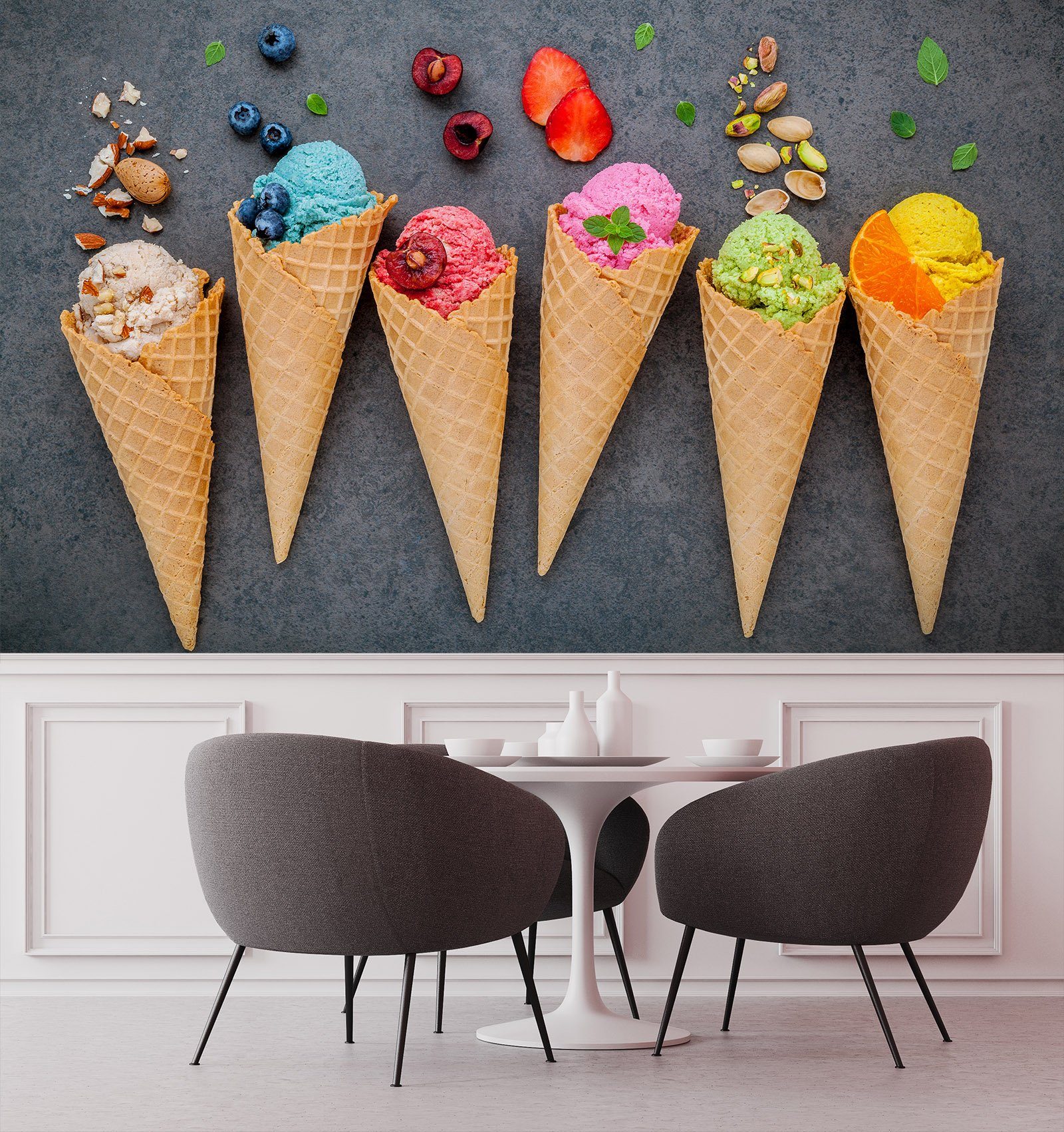 3D Different Taste Ice Cream 187 Wallpaper AJ Wallpaper 2 