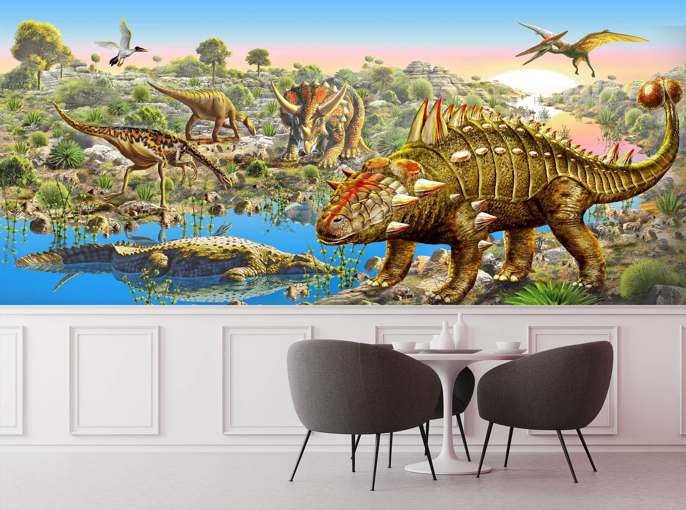3D Dinosaur 1402 Adrian Chesterman Wall Mural Wall Murals Wallpaper AJ Wallpaper 2 