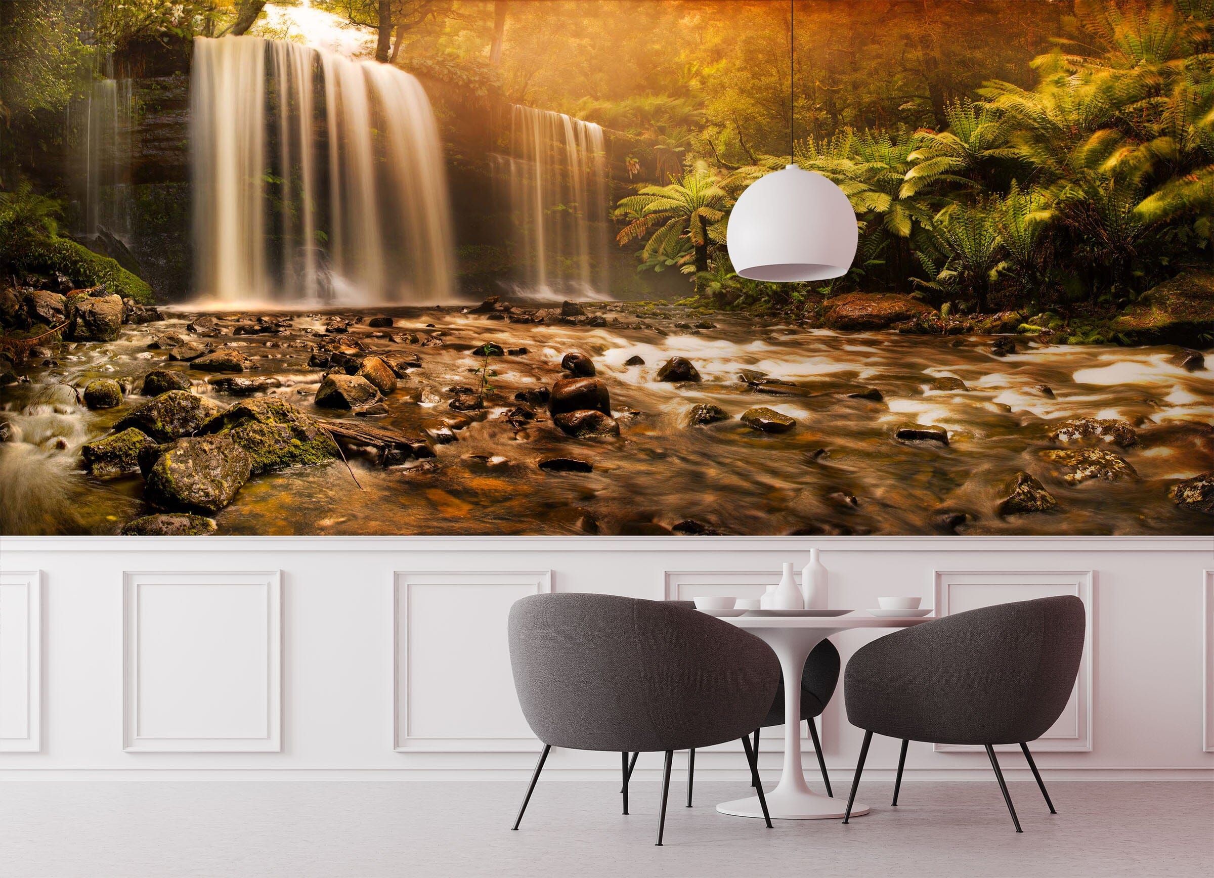 3D Forest Waterfall 2002 Wall Murals Wallpaper AJ Wallpaper 2 