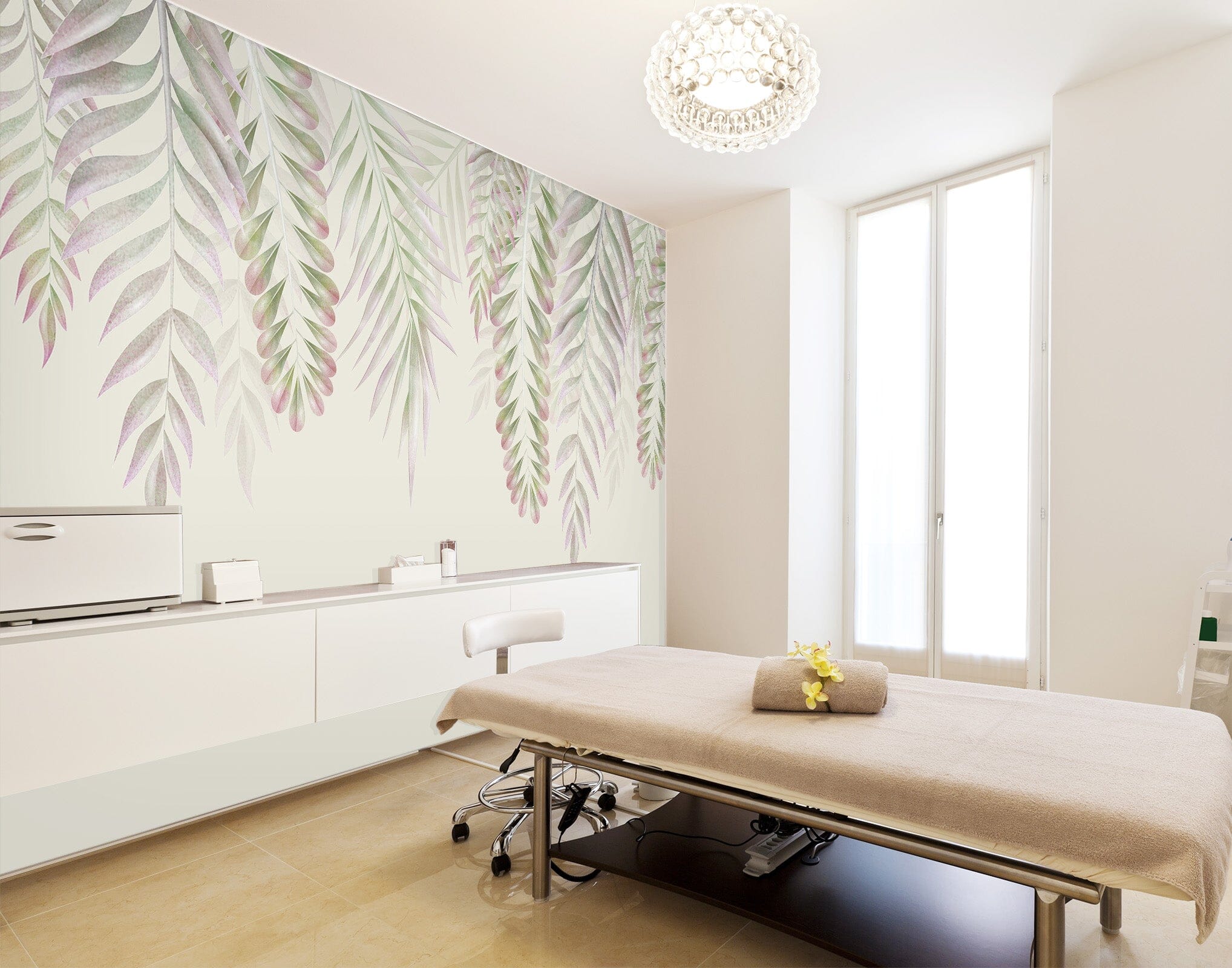 3D White Leaves 370 Wall Murals Wallpaper AJ Wallpaper 2 