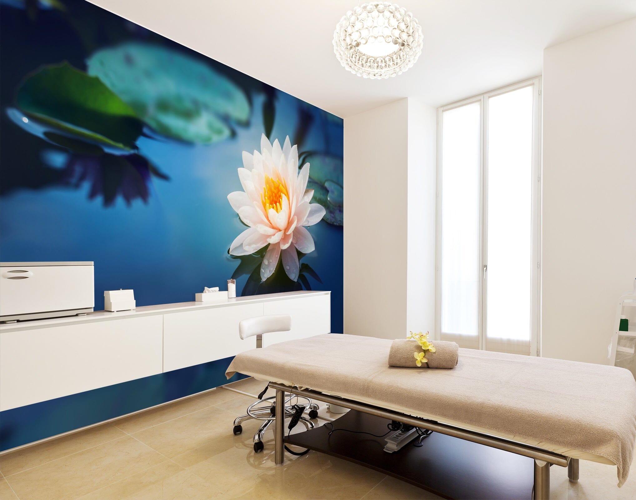 3D Lotus Bloom 384 Wall Murals Wallpaper AJ Wallpaper 2 