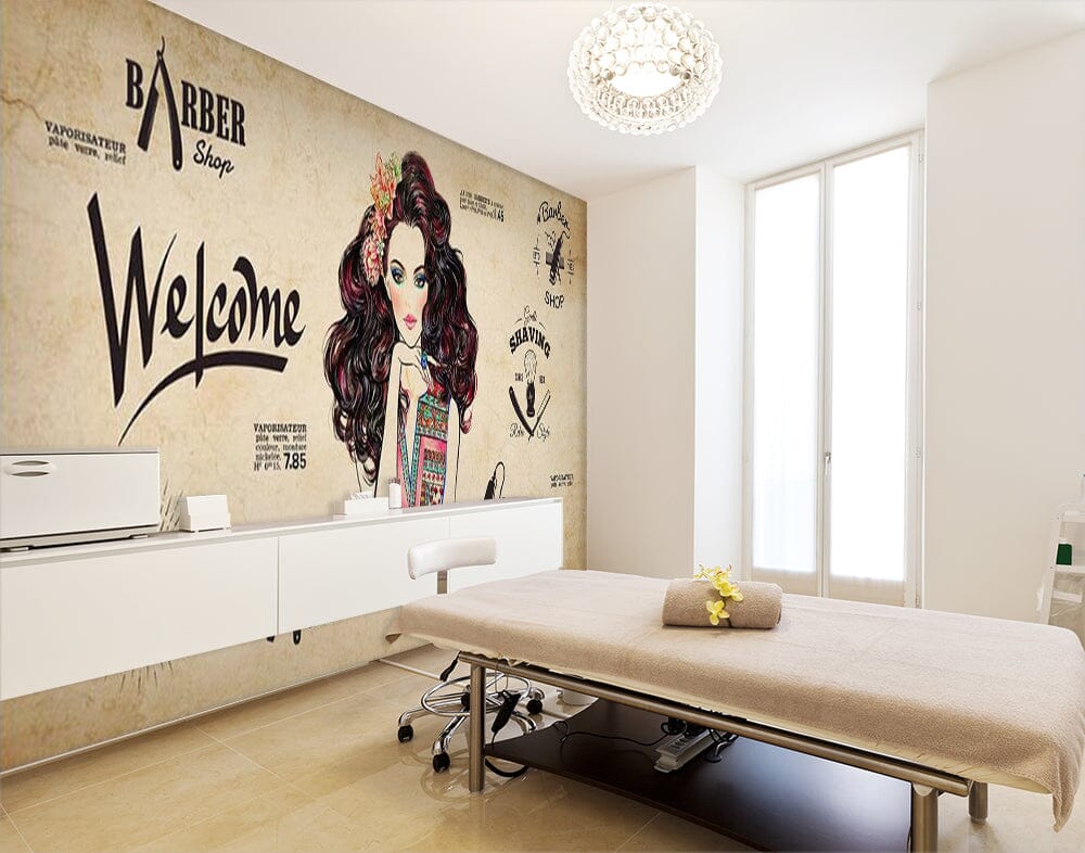 3D Girl With Long Hair 1571 Wall Murals Wallpaper AJ Wallpaper 2 