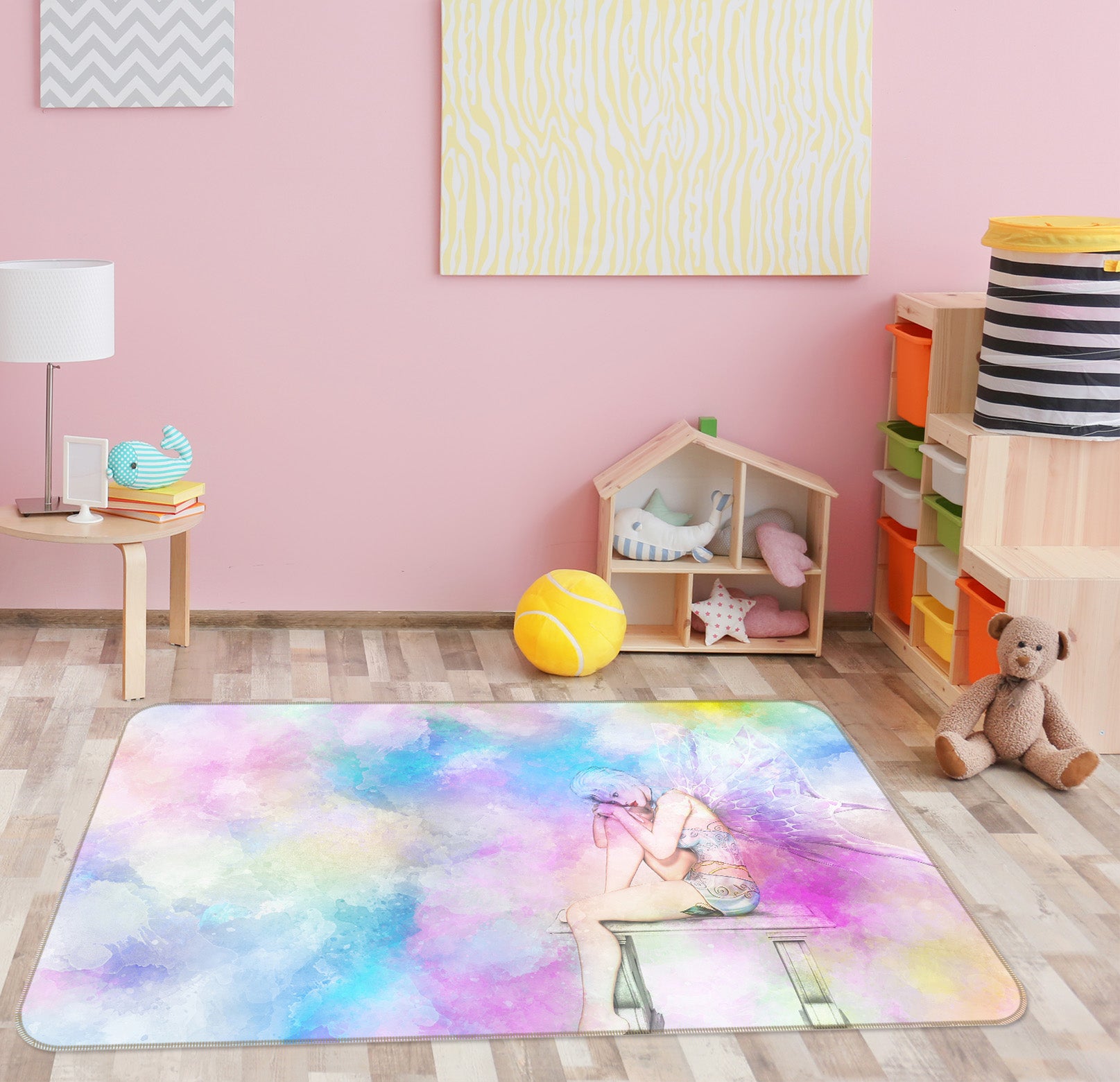 3D Colorful 36128 Non Slip Rug Mat
