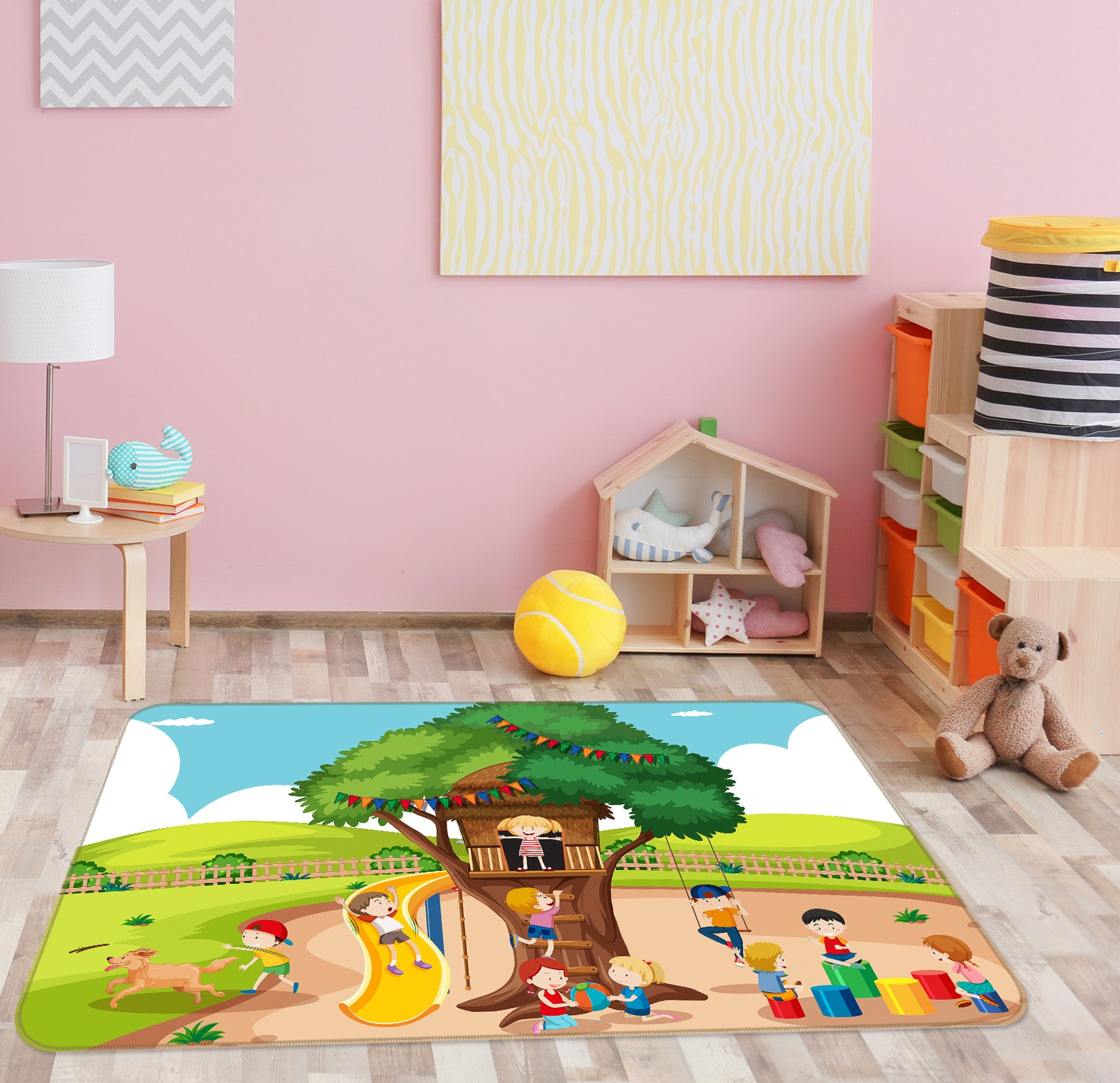 3D Tree Play 36151 Non Slip Rug Mat