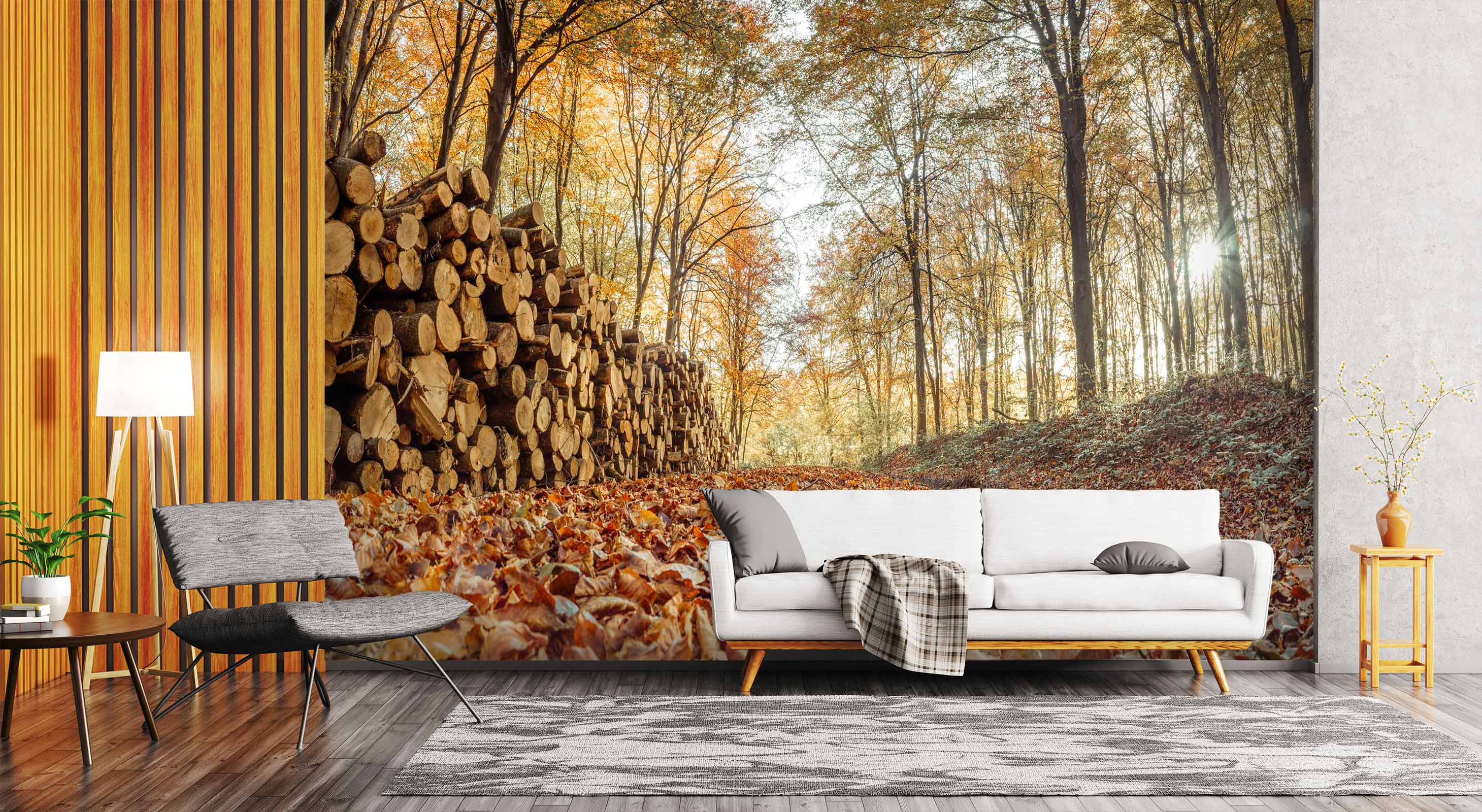3D Forest Wood 6275 Assaf Frank Wall Mural Wall Murals