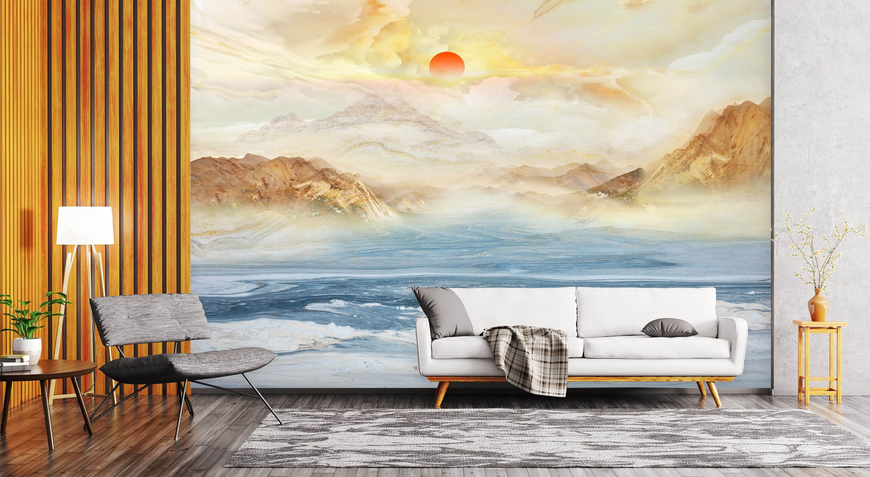 3D Sunrise East 1500 Wall Murals Wallpaper AJ Wallpaper 2 