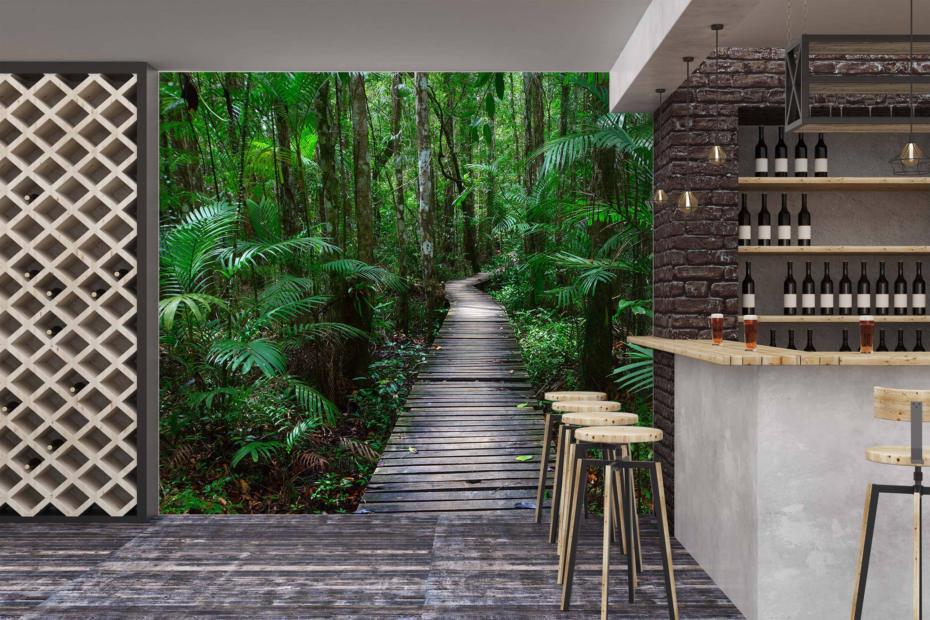 3D Forest Path 326 Wall Murals Wallpaper AJ Wallpaper 2 