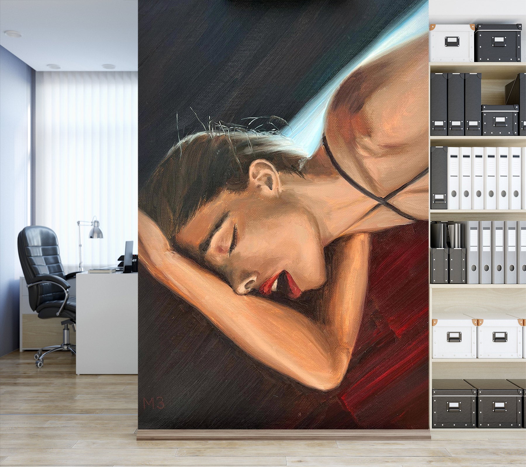 3D Woman Oil Painting 9834 Marina Zotova Wall Mural Wall Murals