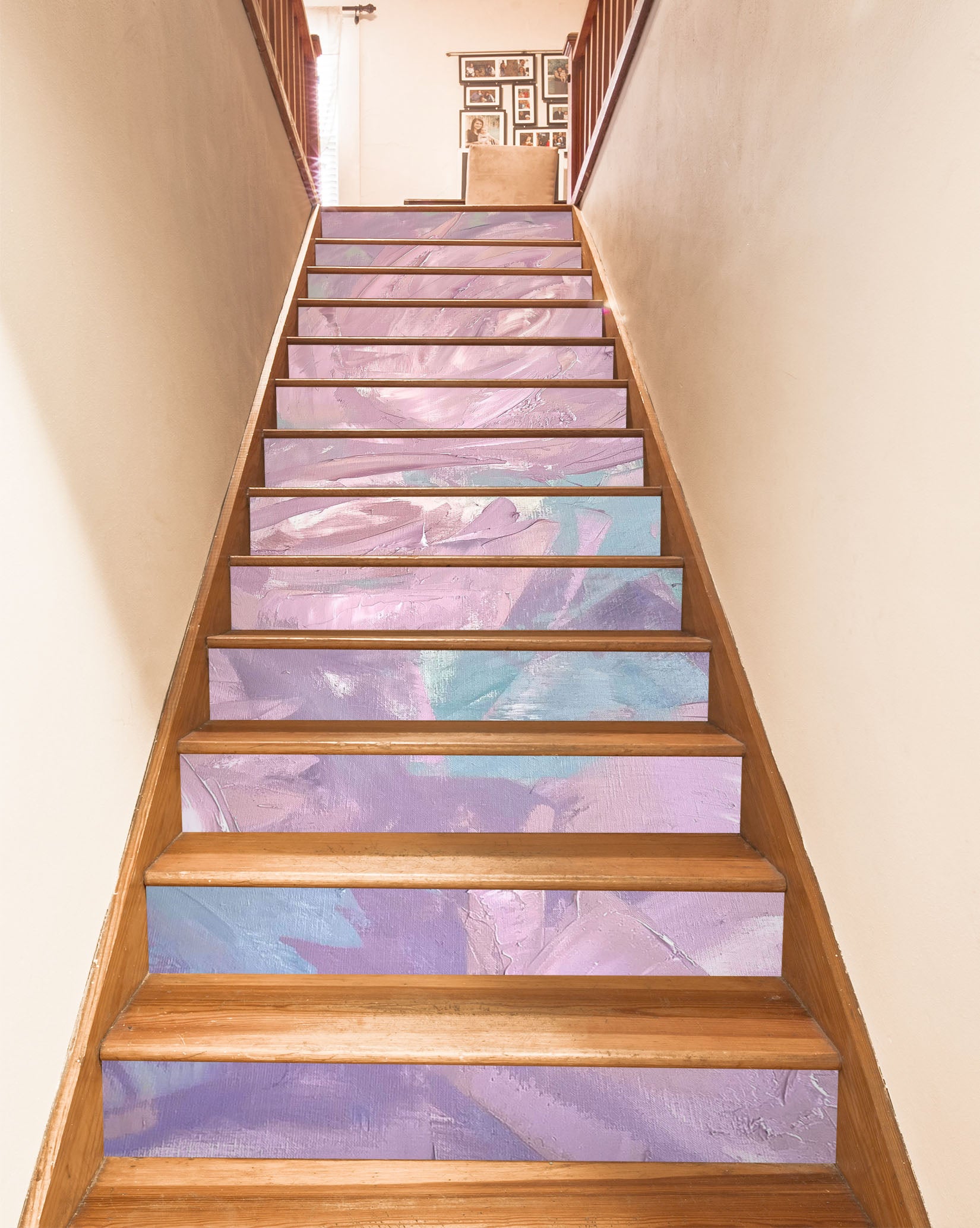 3D Dream Pink 3933 Skromova Marina Stair Risers