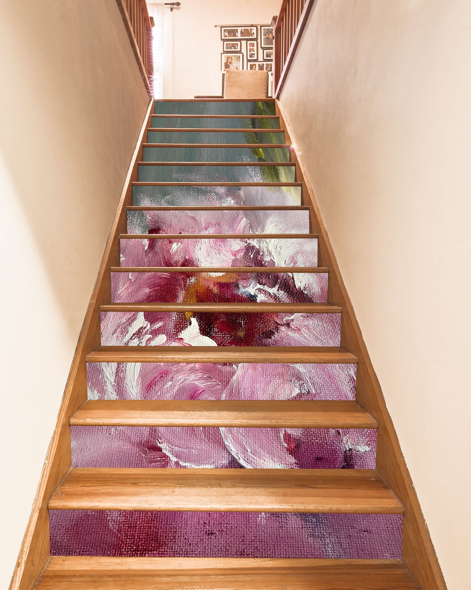 3D Flower Paint 2176 Skromova Marina Stair Risers