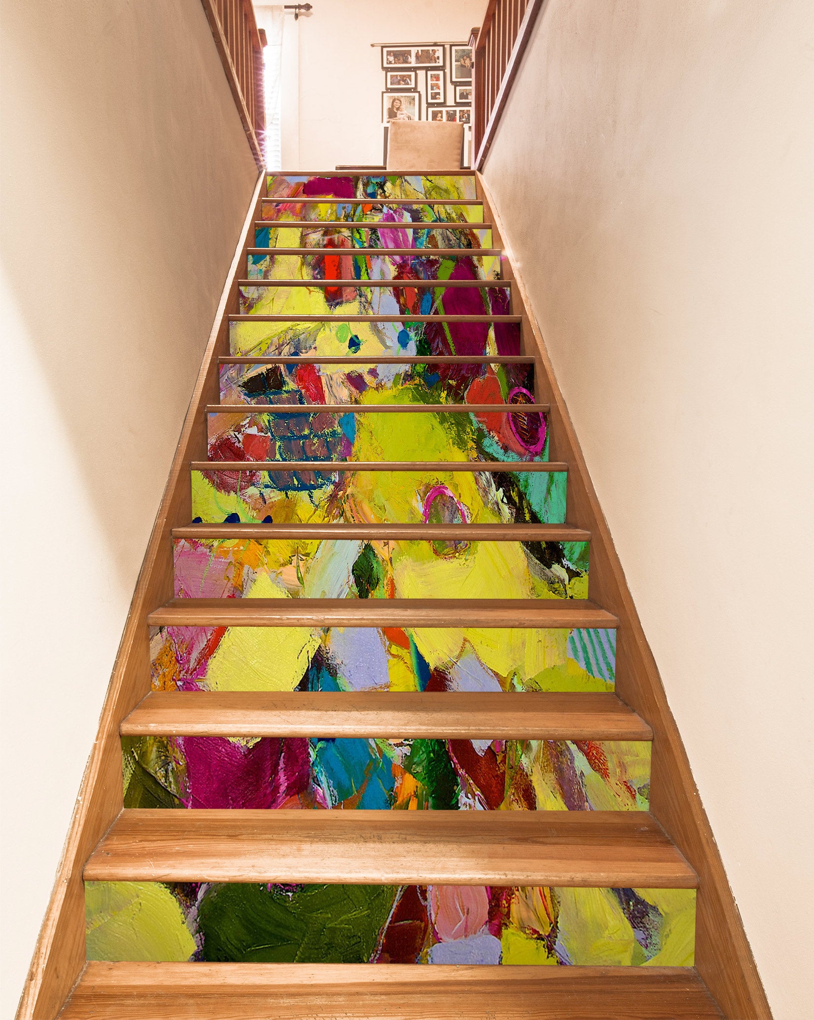 3D Color Field Oil Painting 90168 Allan P. Friedlander Stair Risers