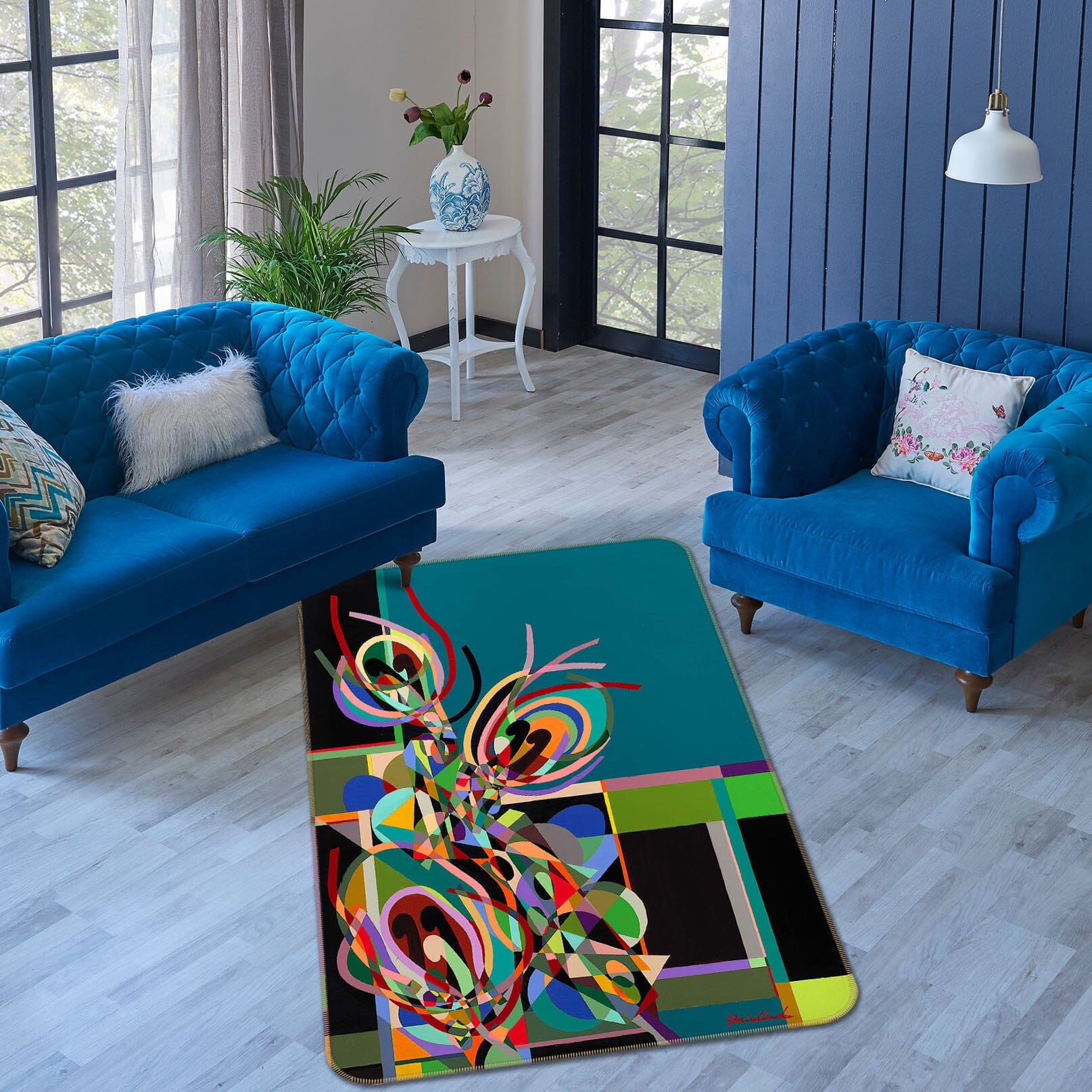 3D Color Pattern 3008 Allan P. Friedlander Rug Non Slip Rug Mat Mat AJ Creativity Home 