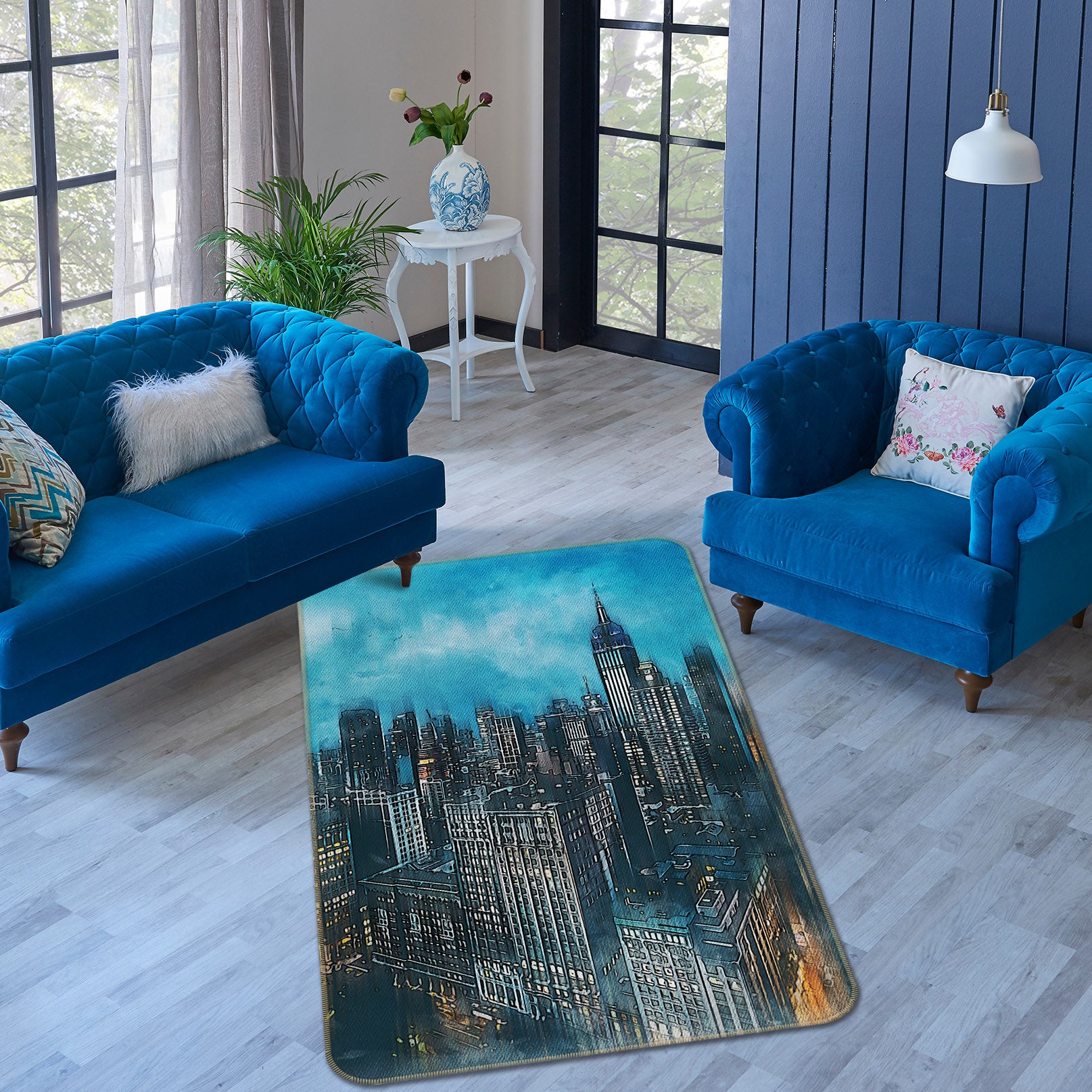 3D Building 36209 Non Slip Rug Mat