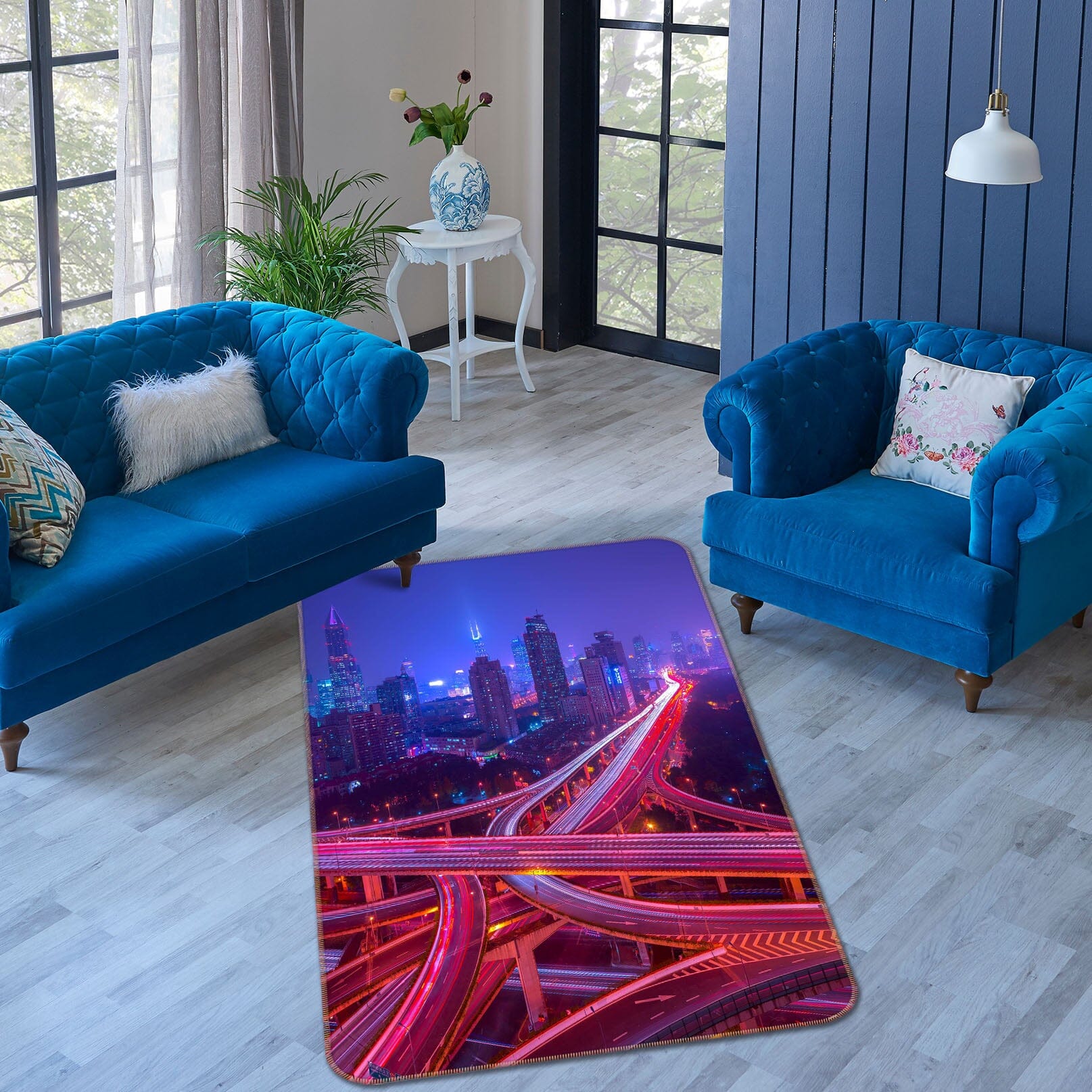 3D Traffic Road 1193 Marco Carmassi Rug Non Slip Rug Mat Mat AJ Creativity Home 