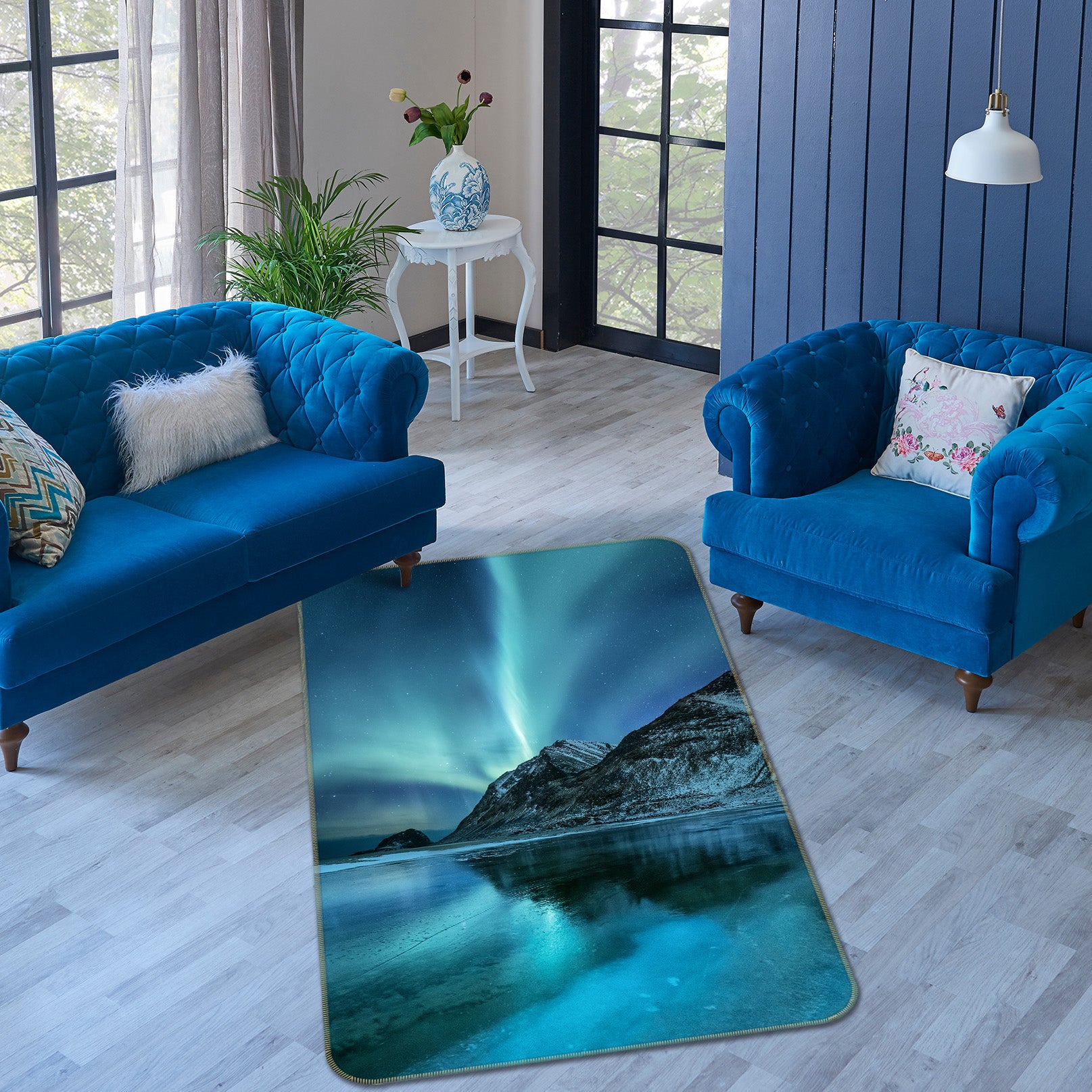3D Aurora 26031 Non Slip Rug Mat