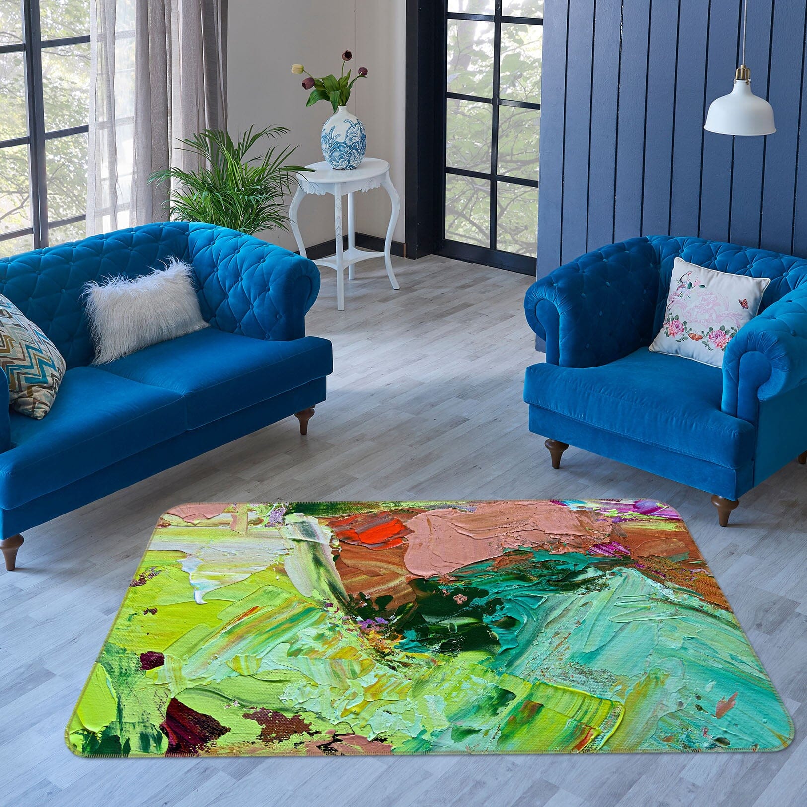 3D Abstract Pattern 1069 Allan P. Friedlander Rug Non Slip Rug Mat Mat AJ Creativity Home 