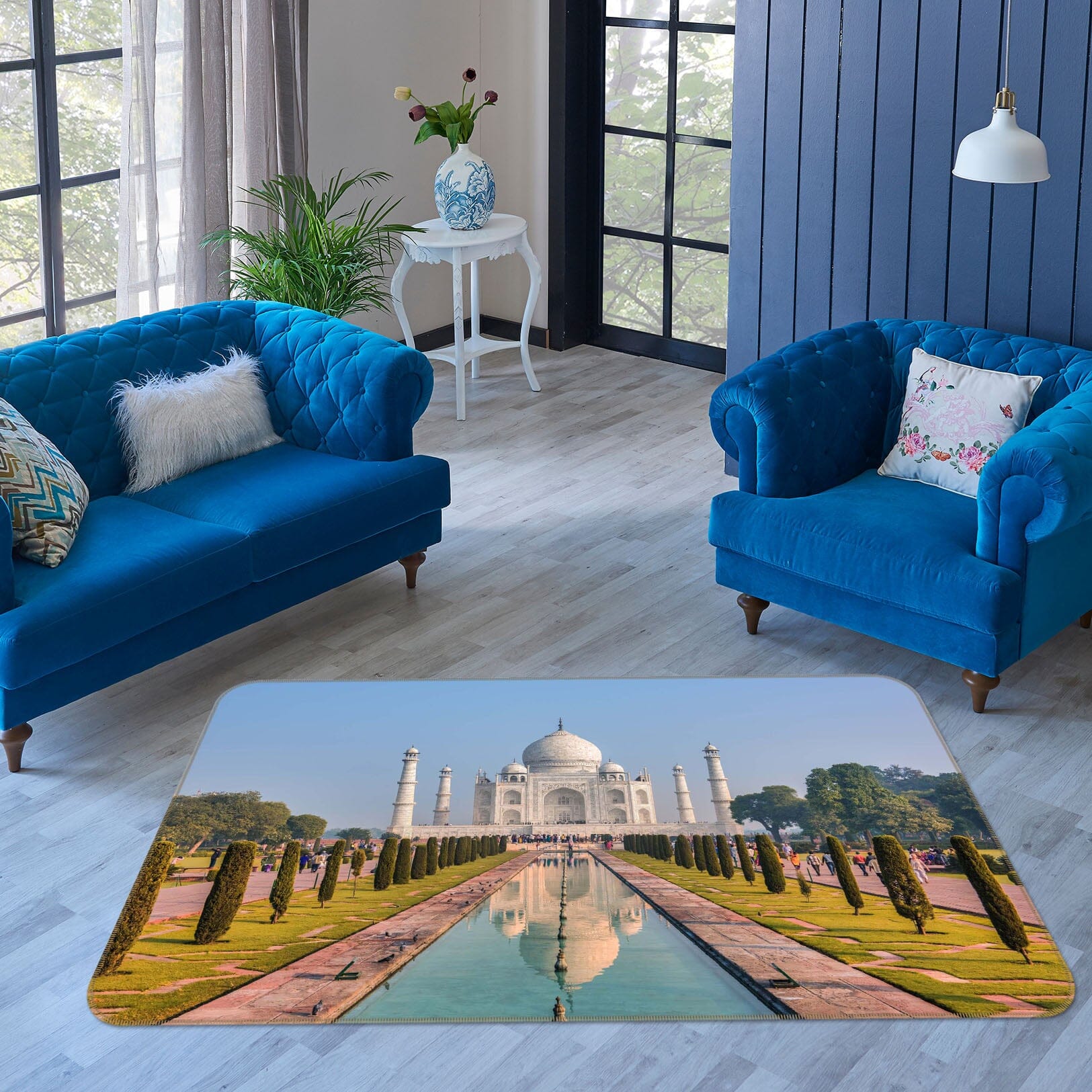 3D White Castle 1156 Marco Carmassi Rug Non Slip Rug Mat Mat AJ Creativity Home 