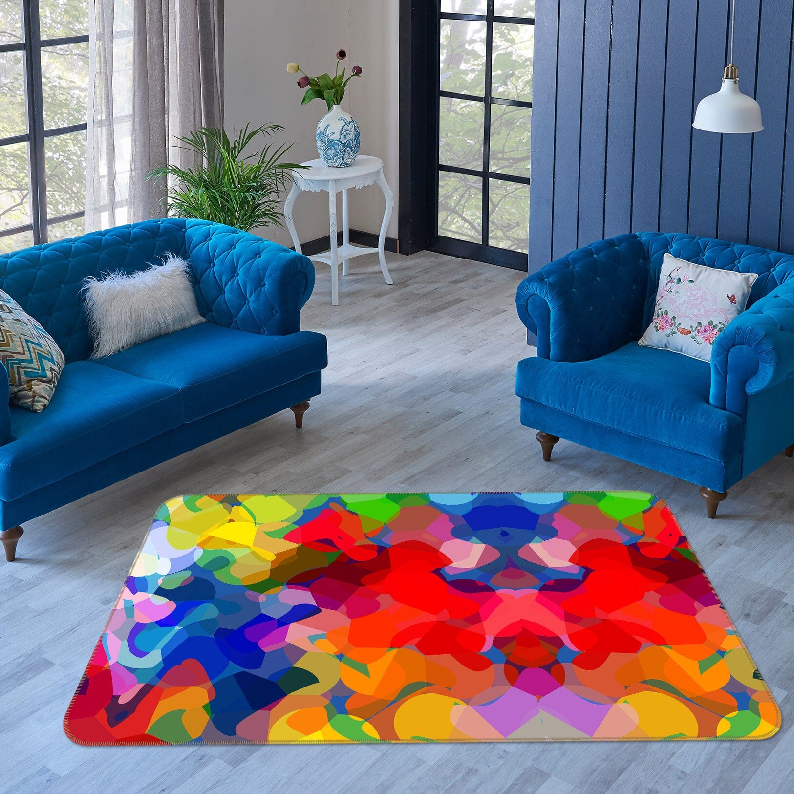 3D Colorful Pattern 1009 Shandra Smith Rug Non Slip Rug Mat Mat AJ Creativity Home 