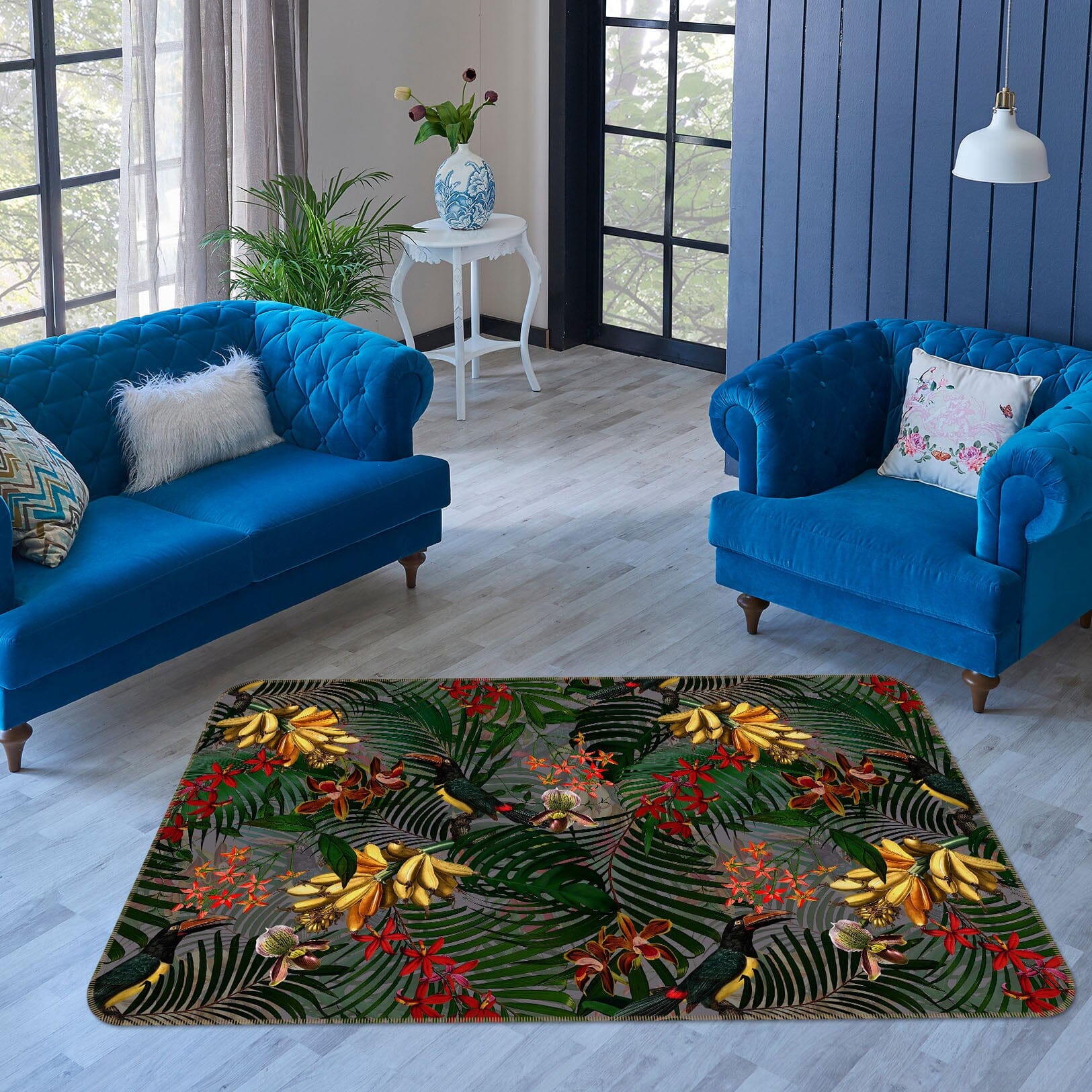 3D Color Forest 151 Uta Naumann Rug Non Slip Rug Mat Mat AJ Creativity Home 
