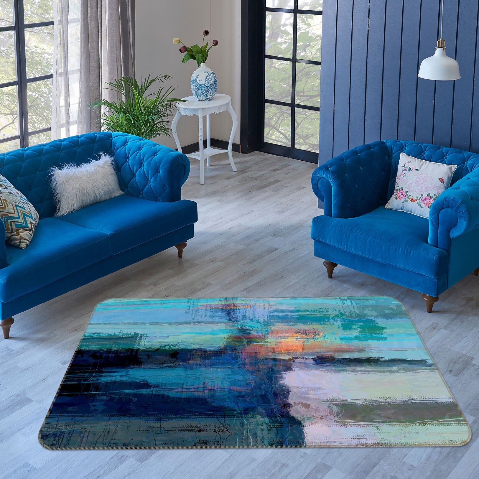 3D Lake Light 1002 Michael Tienhaara Rug Non Slip Rug Mat Mat AJ Creativity Home 