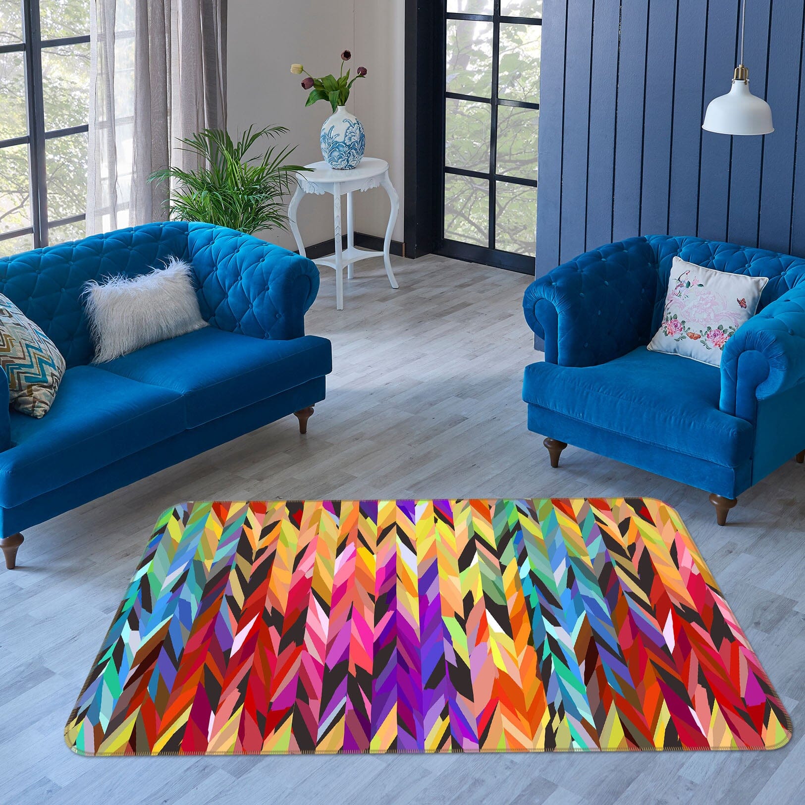 3D Colorful Pattern 1049 Shandra Smith Rug Non Slip Rug Mat Mat AJ Creativity Home 