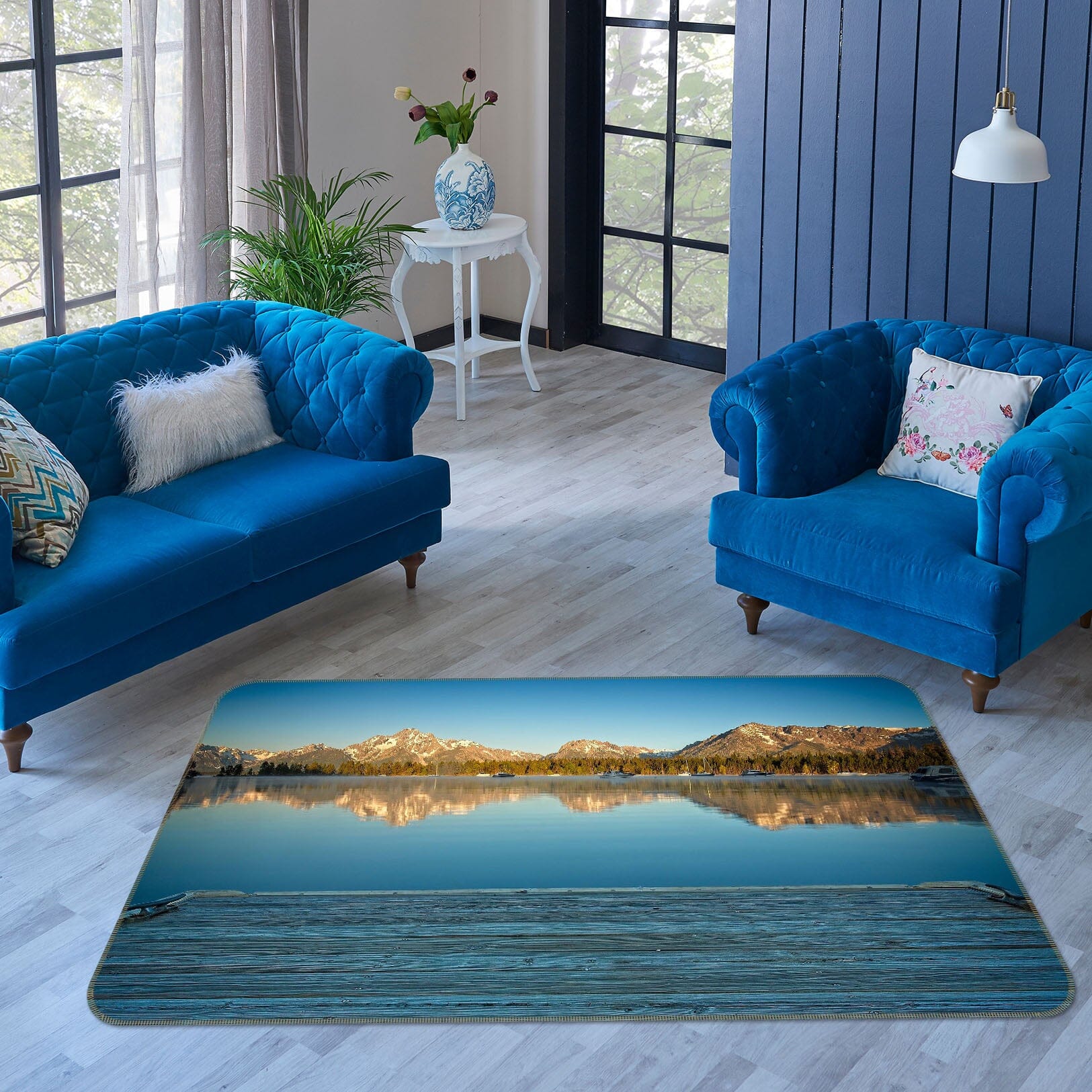 3D Mountain Peak 1105 Kathy Barefield Rug Non Slip Rug Mat Mat AJ Creativity Home 