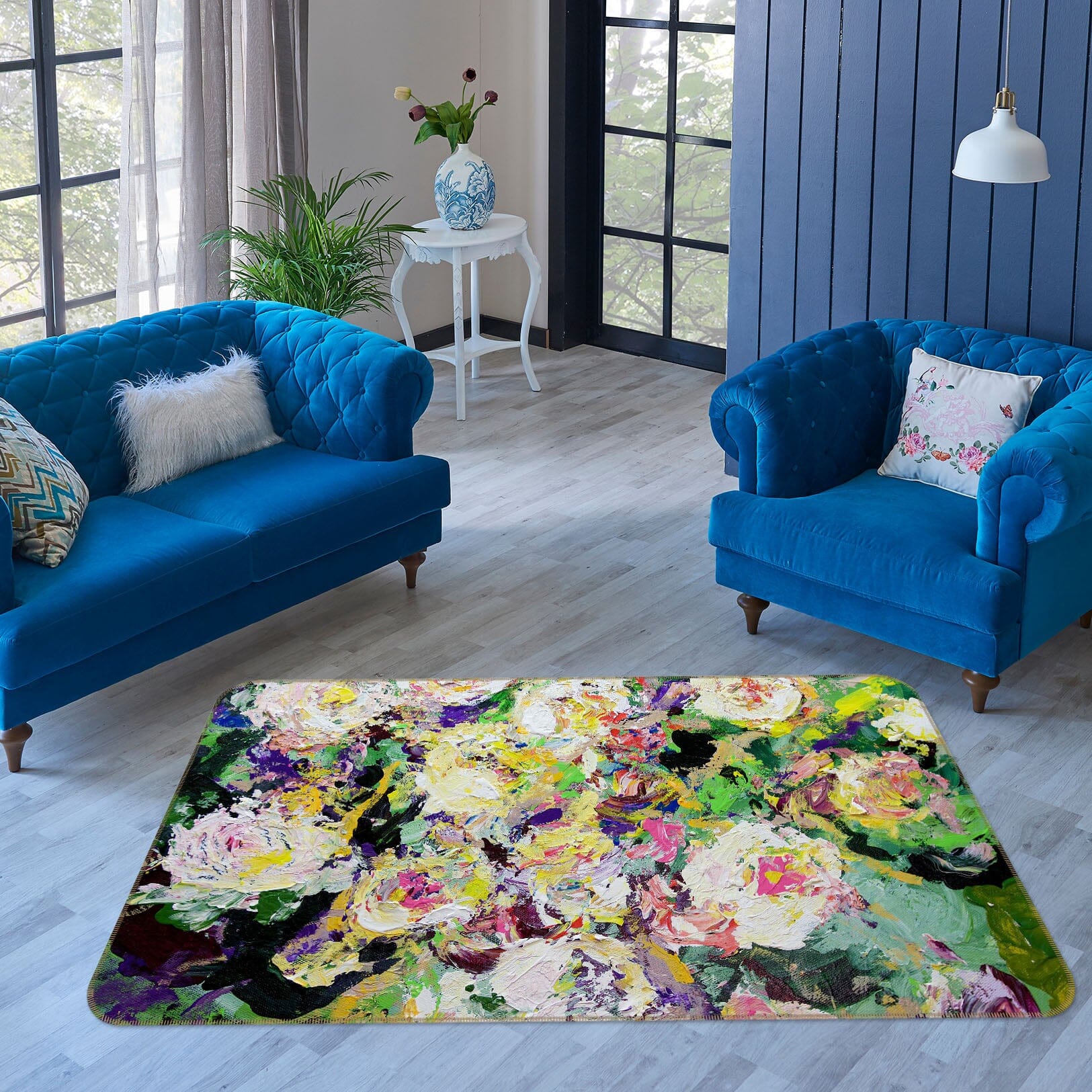 3D Country Garden 1117 Allan P. Friedlander Rug Non Slip Rug Mat Mat AJ Creativity Home 
