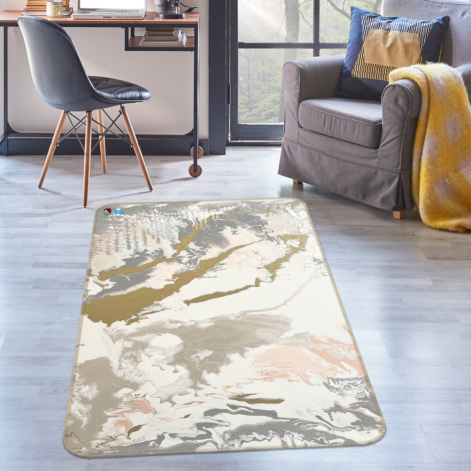 3D Art Paintings 3046 Skromova Marina Rug Non Slip Rug Mat
