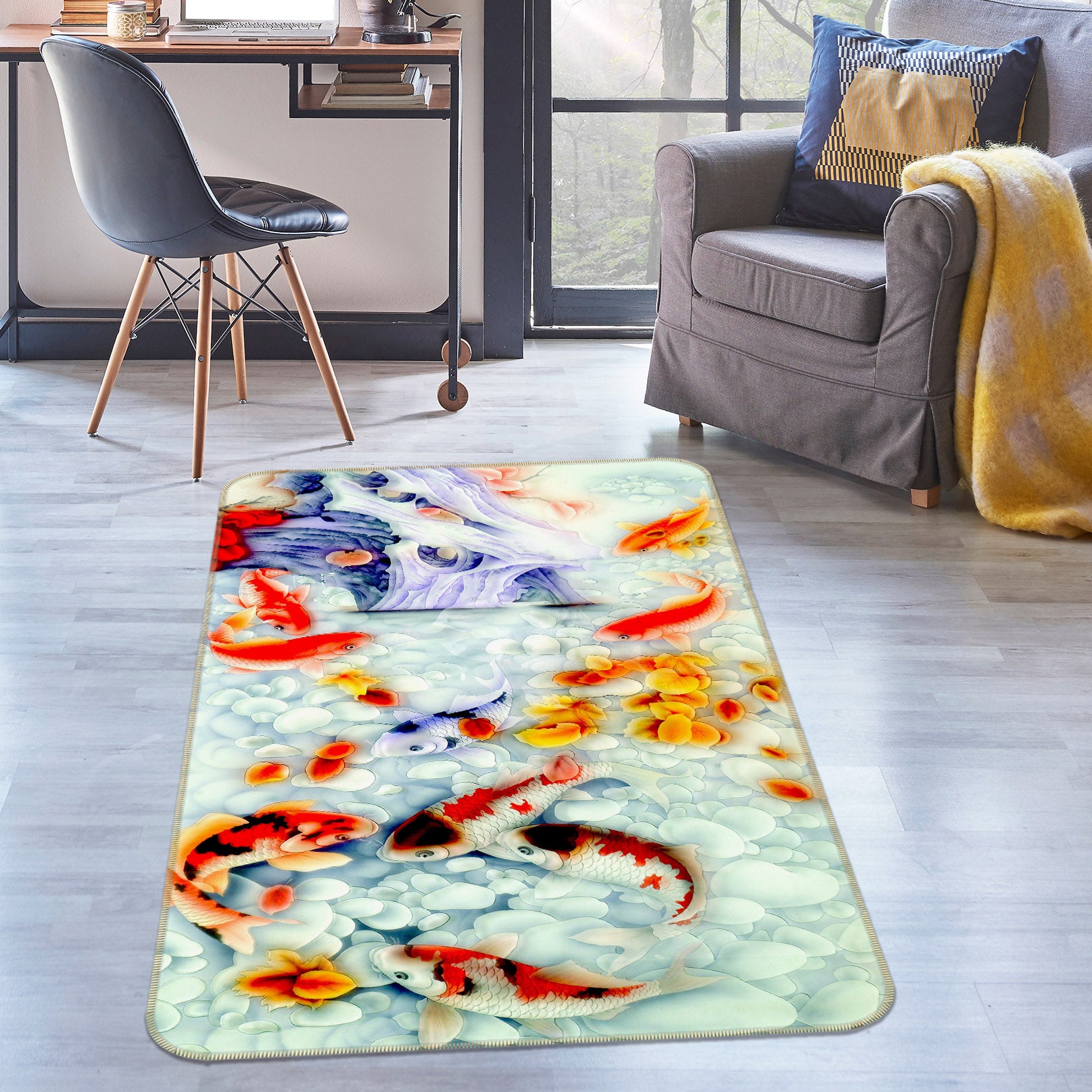 3D Goldfish 32224 Non Slip Rug Mat