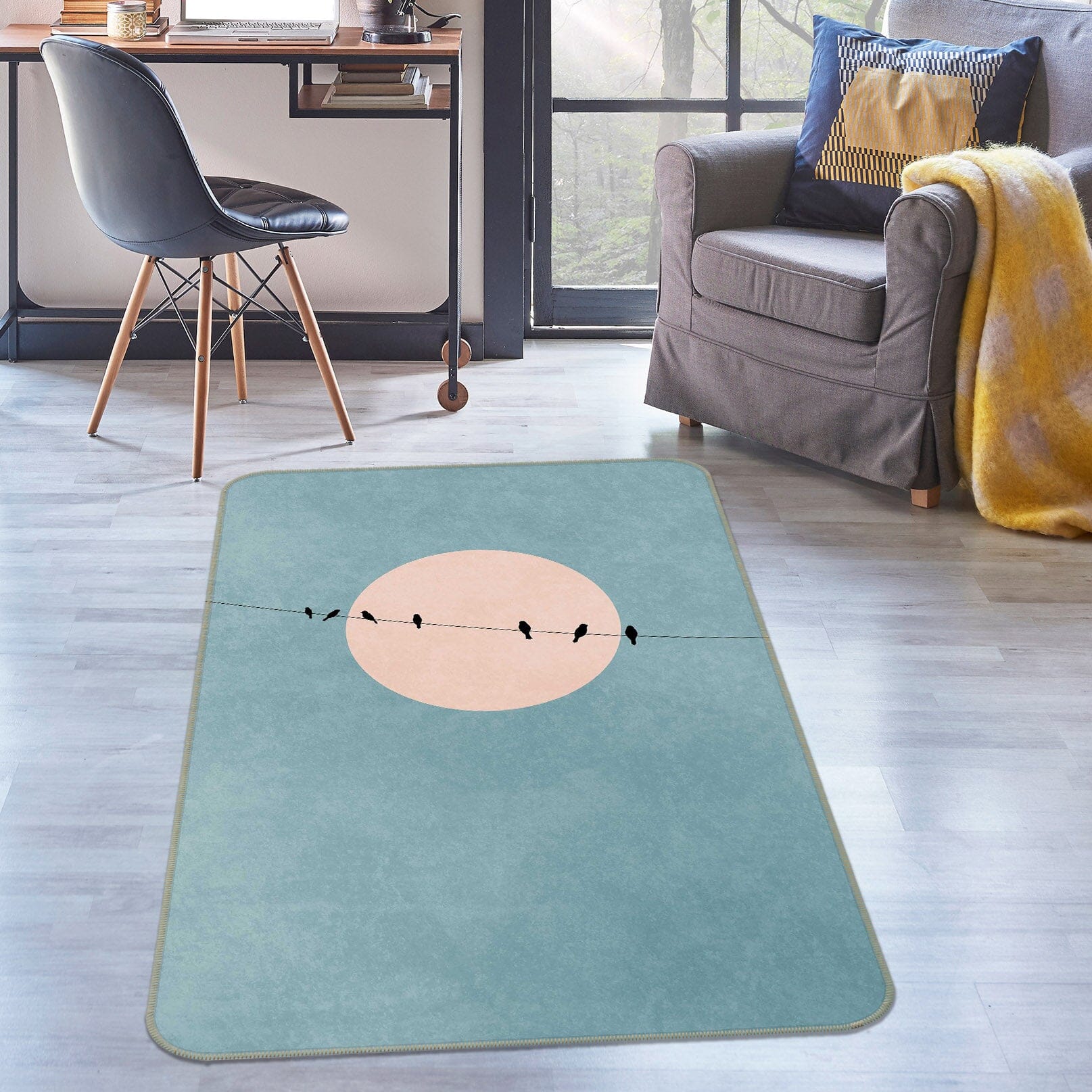 3D The Beauty Of Silence 1017 Boris Draschoff Rug Non Slip Rug Mat Mat AJ Creativity Home 