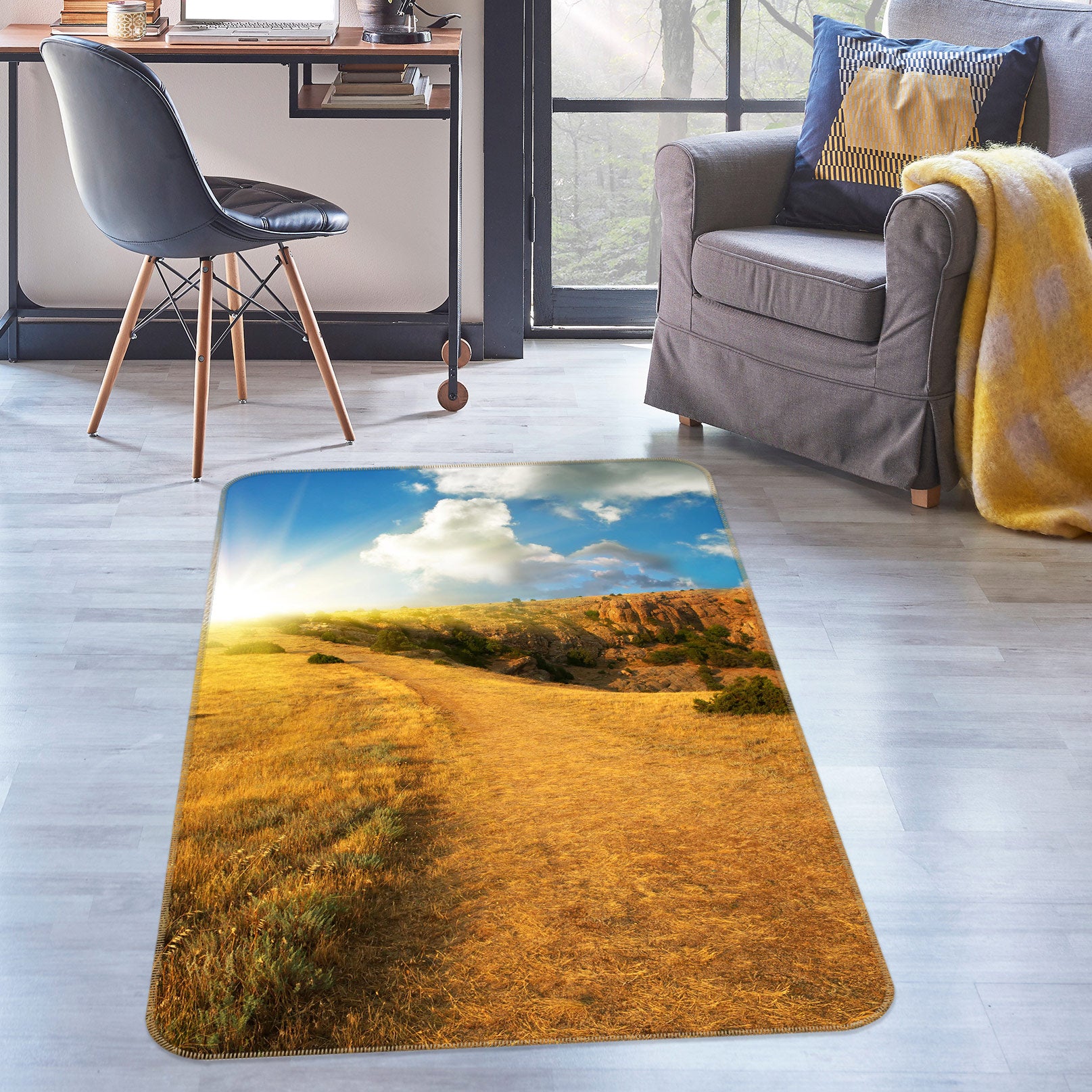 3D Path 76105 Non Slip Rug Mat