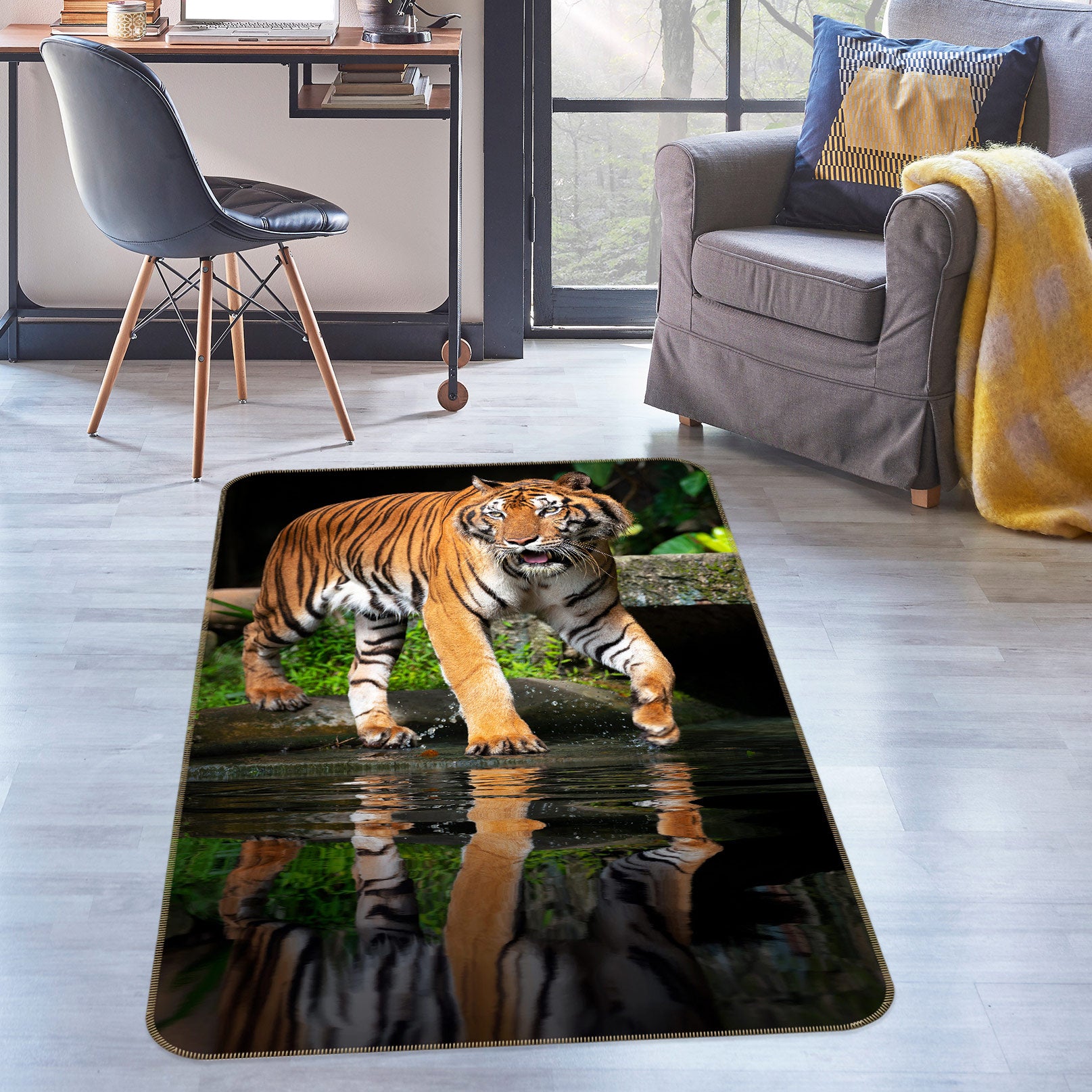 3D Tiger 30103 Non Slip Rug Mat