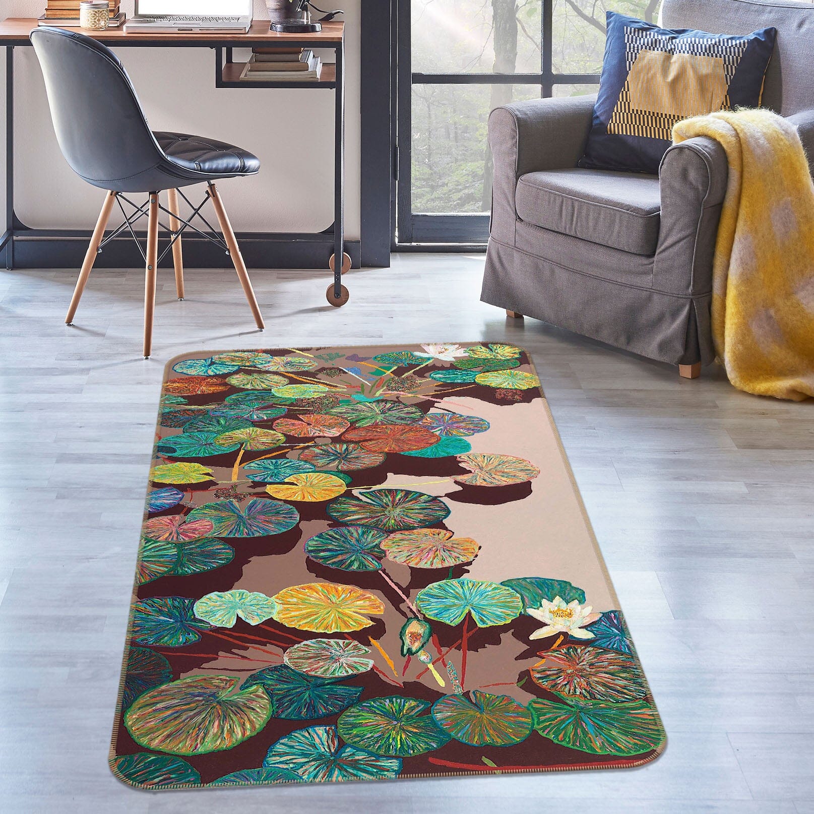 3D Frog Home 3031 Allan P. Friedlander Rug Non Slip Rug Mat Mat AJ Creativity Home 