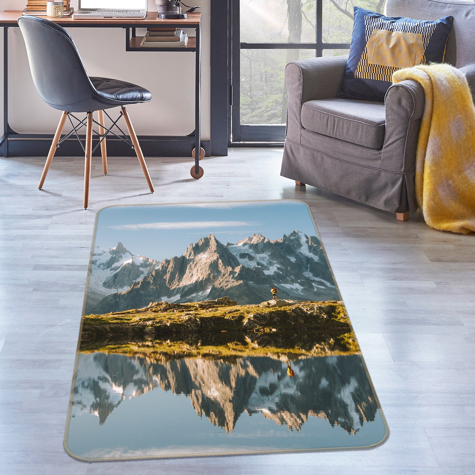 3D Landscape 36094 Non Slip Rug Mat