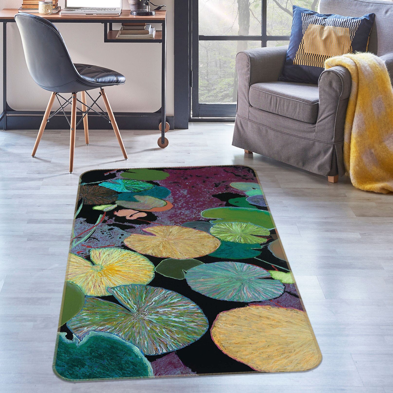 3D Secret Hideaway 3040 Allan P. Friedlander Rug Non Slip Rug Mat Mat AJ Creativity Home 