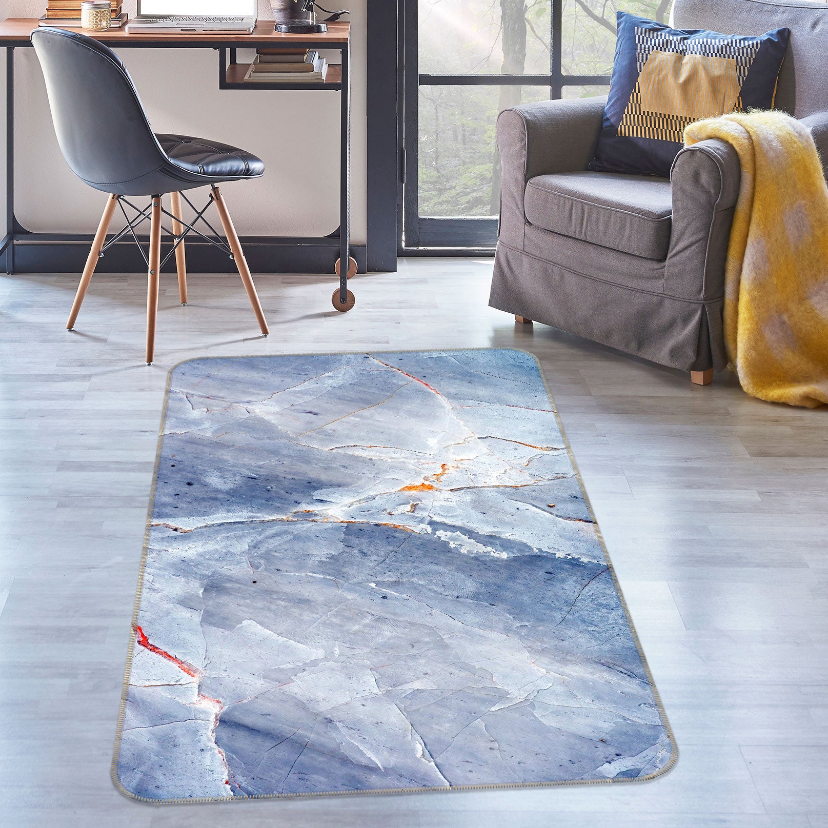 3D Marbling 27039 Non Slip Rug Mat