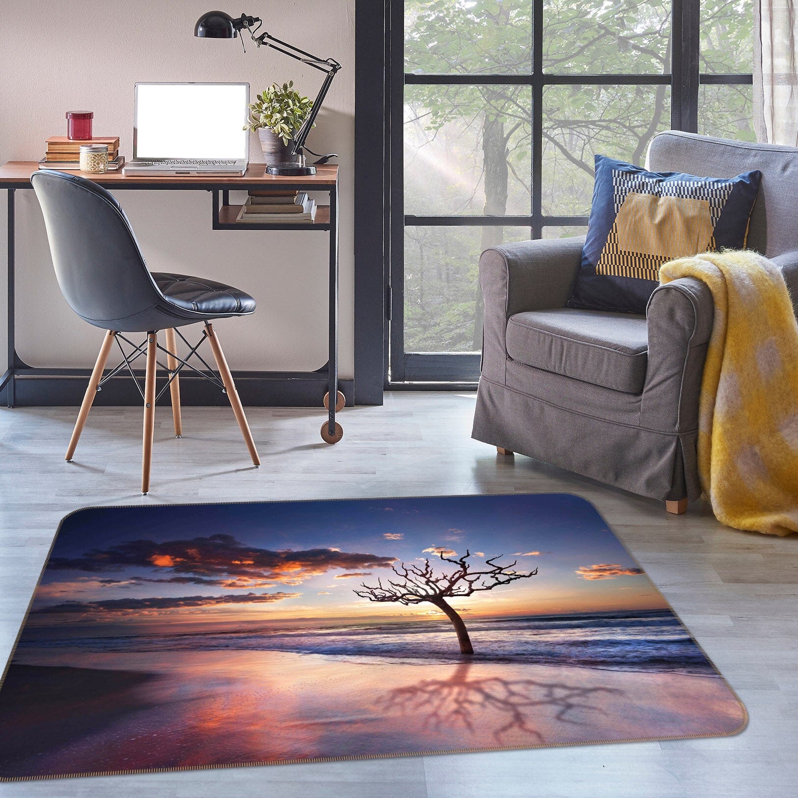 3D Sea Tree 1167 Marco Carmassi Rug Non Slip Rug Mat Mat AJ Creativity Home 