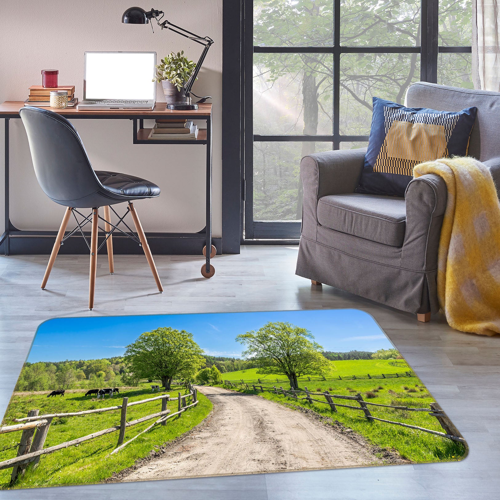 3D Tree The Way 34164 Non Slip Rug Mat