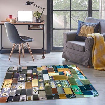 3D Sound Pattern 35024 Non Slip Rug Mat