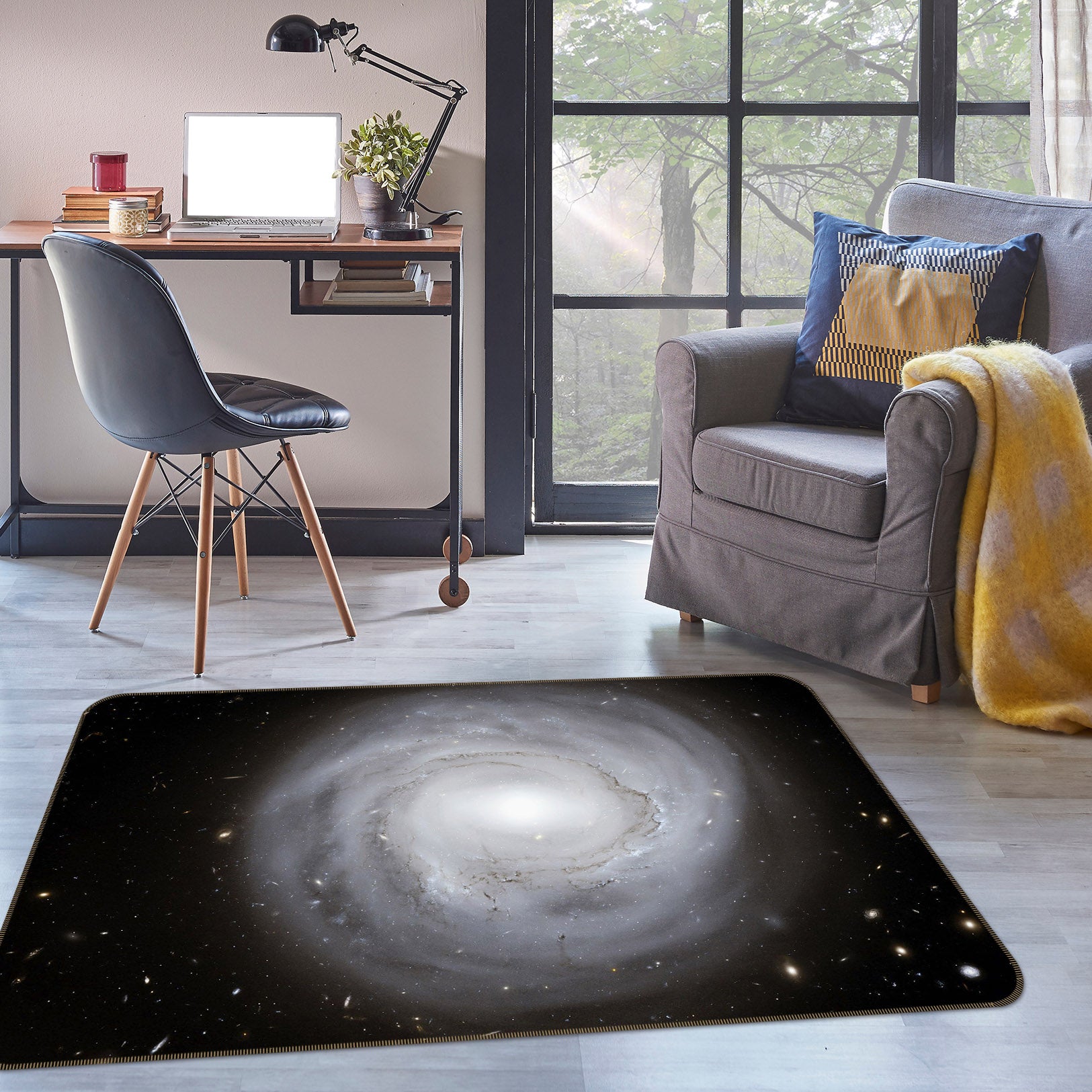 3D Cosmic Sky 31128 Non Slip Rug Mat