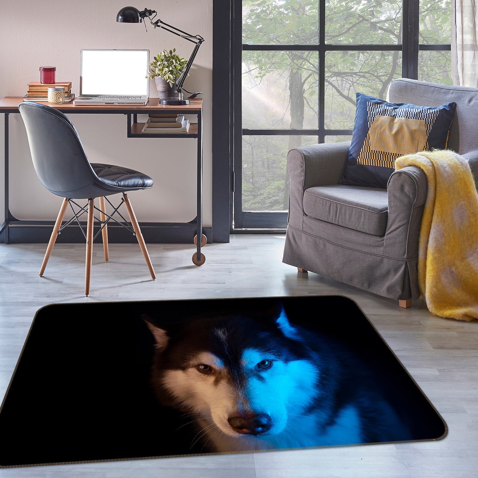 3D Husky 30009 Non Slip Rug Mat