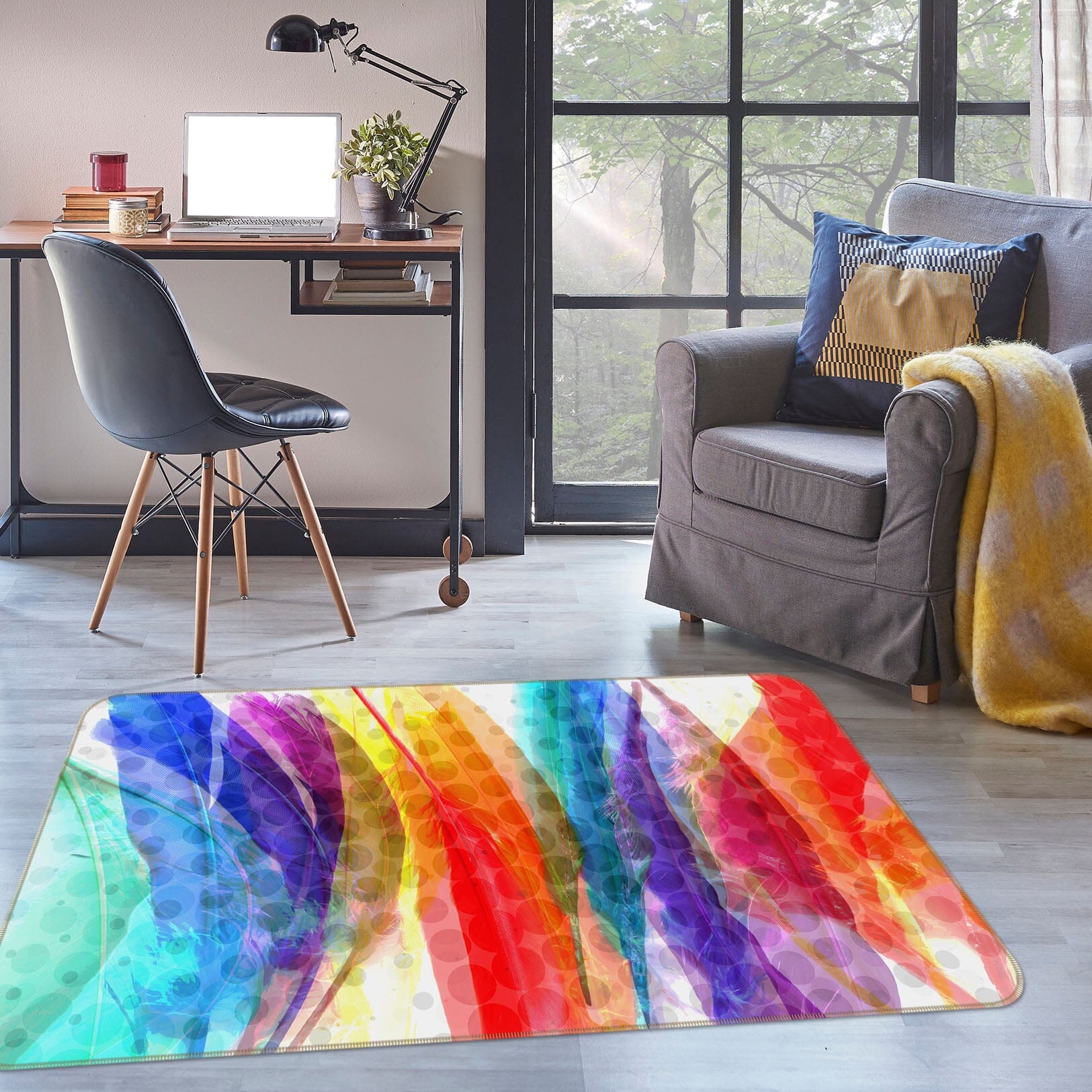 3D Rich Color 1003 Shandra Smith Rug Non Slip Rug Mat Mat AJ Creativity Home 