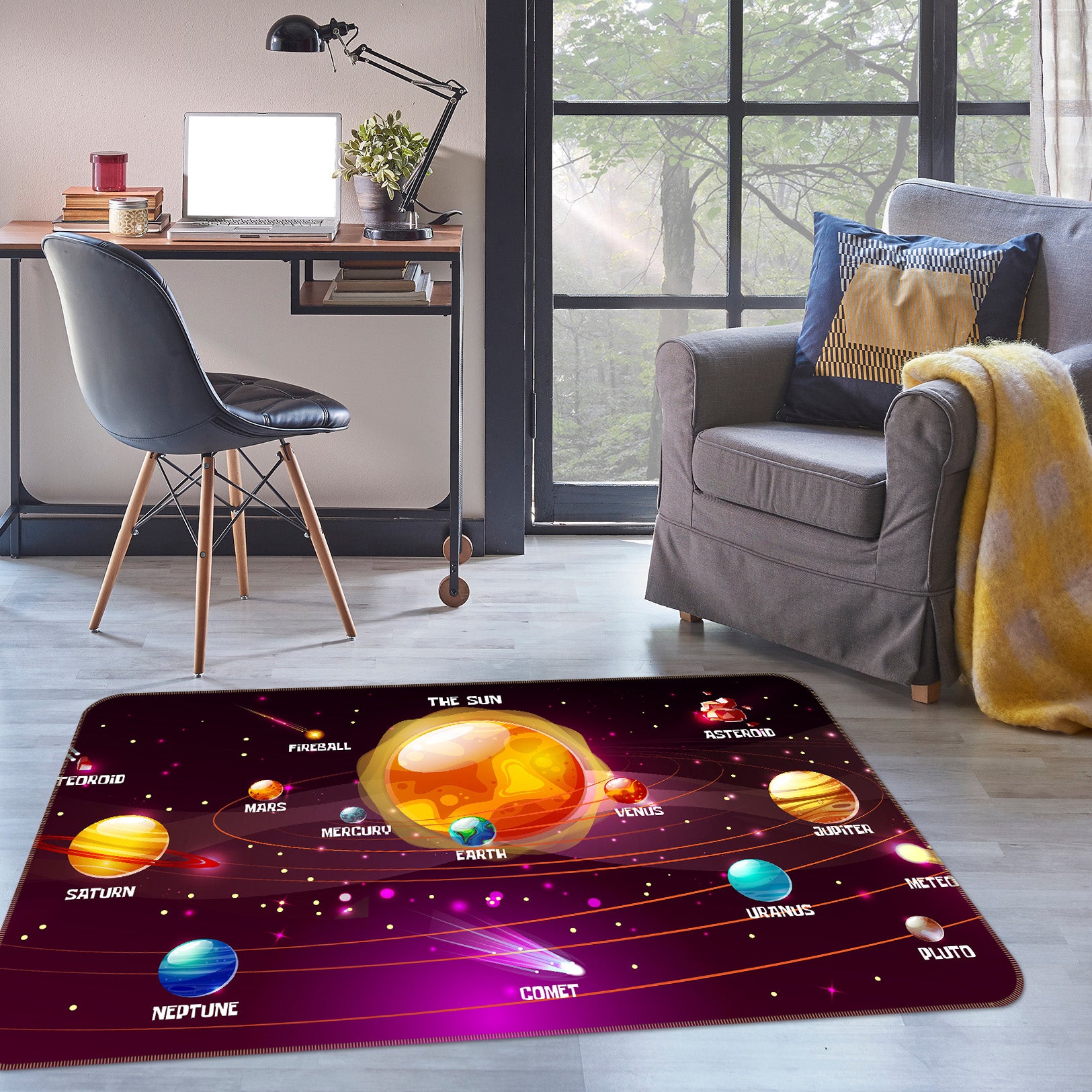 3D Planet 36138 Non Slip Rug Mat