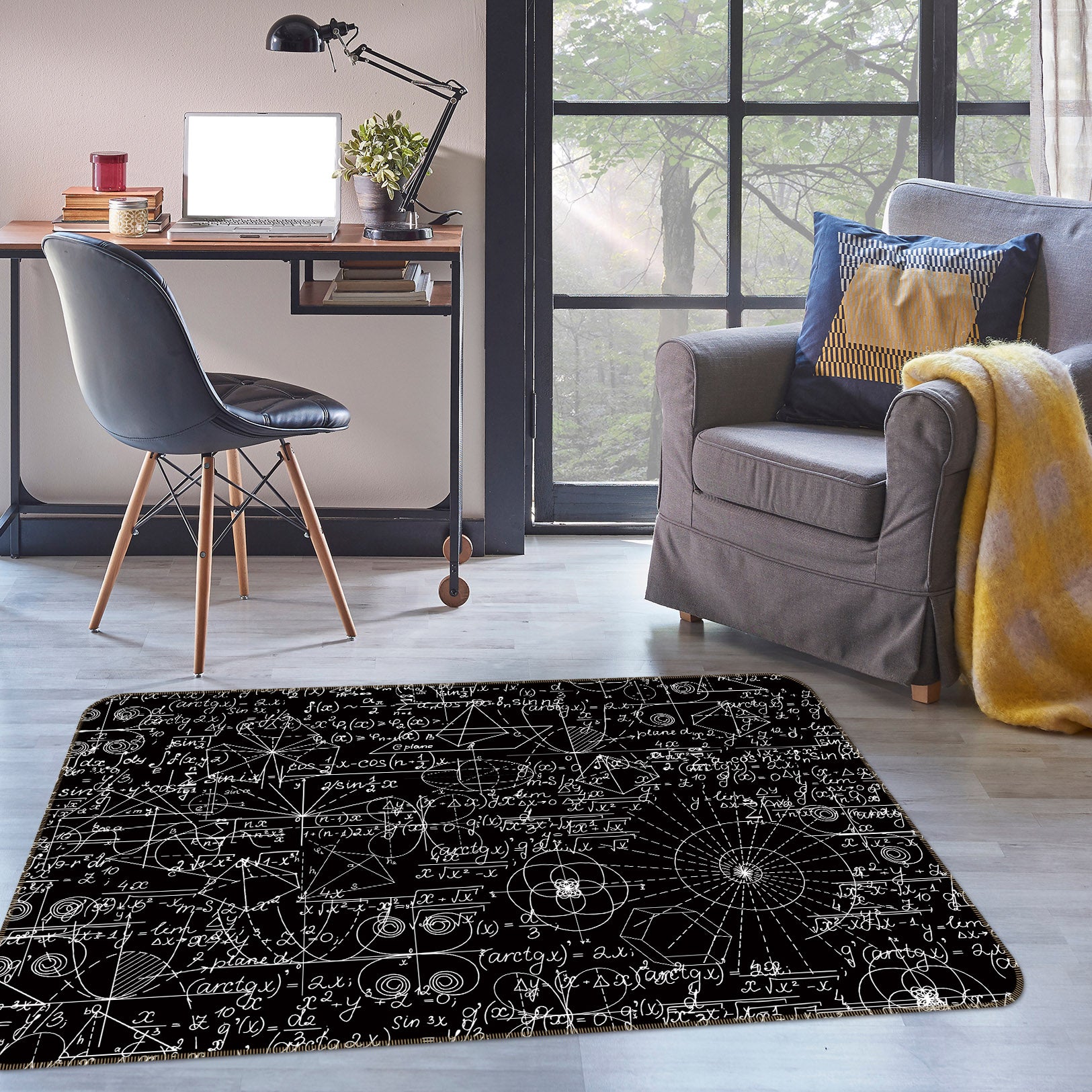 3D Line 35083 Non Slip Rug Mat